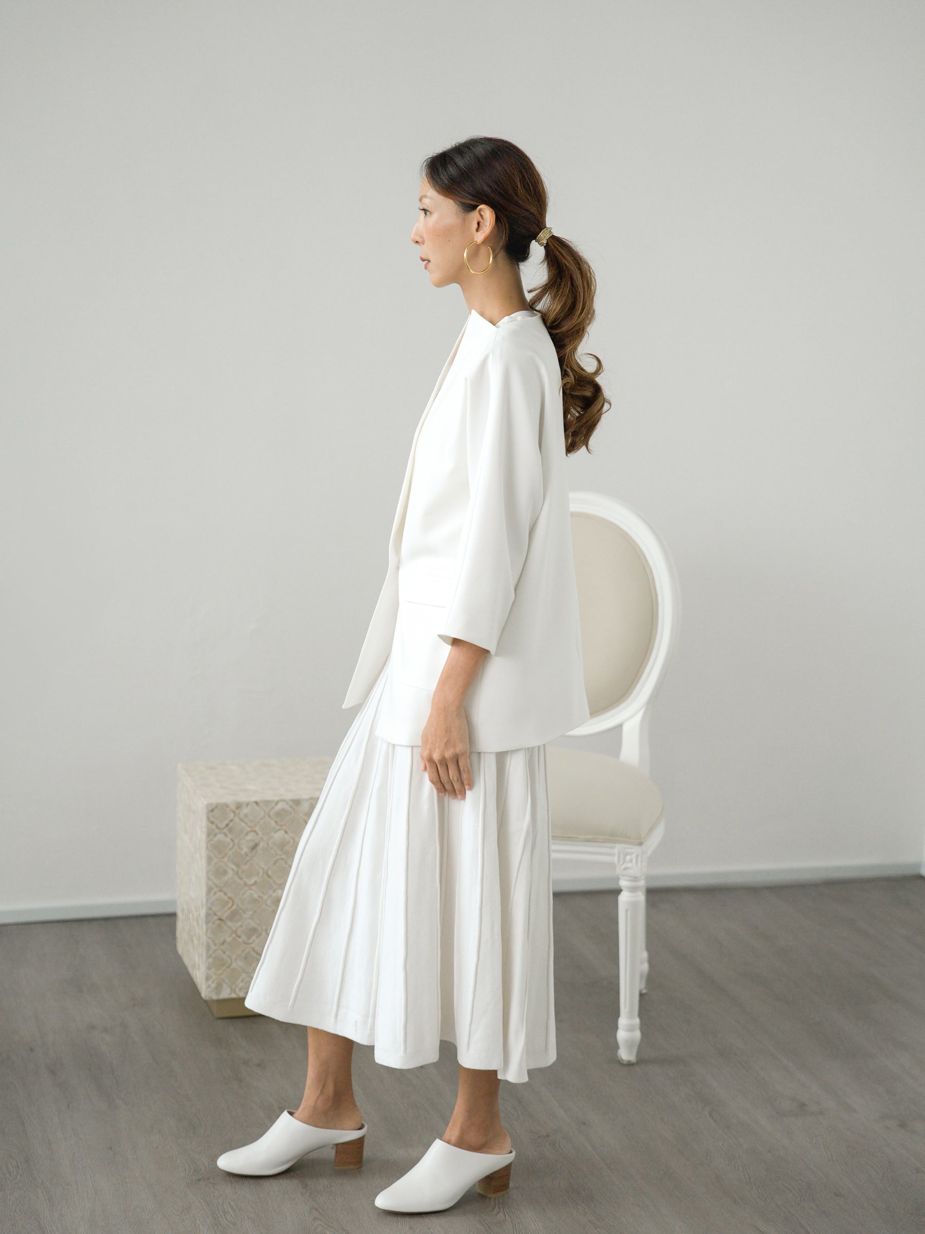 Knit Fabric Maxi Skirt| Knitted With Purpose