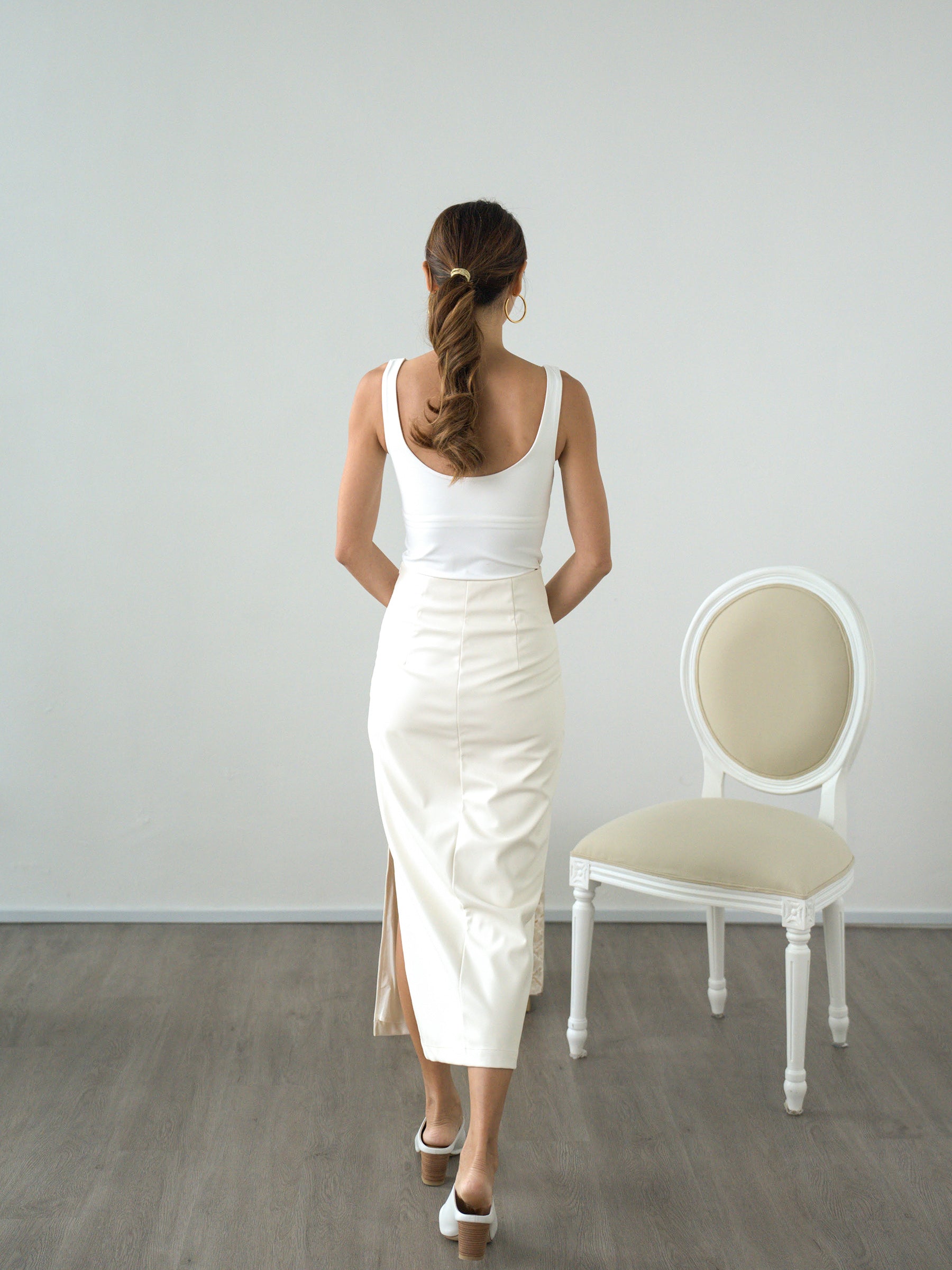 Vegan Leather Skirt | Courageous Collection