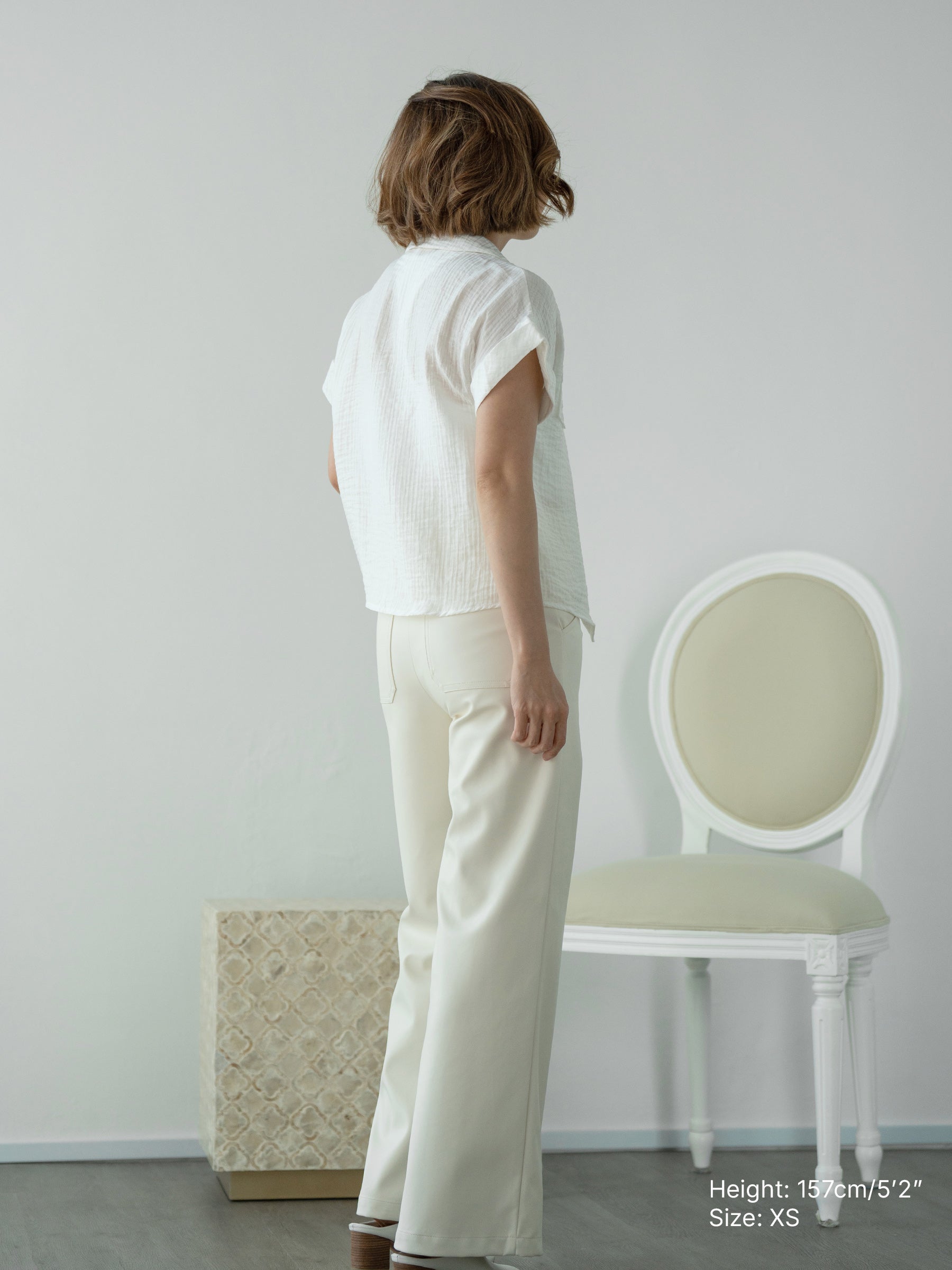 Put Together Soft White Shirt