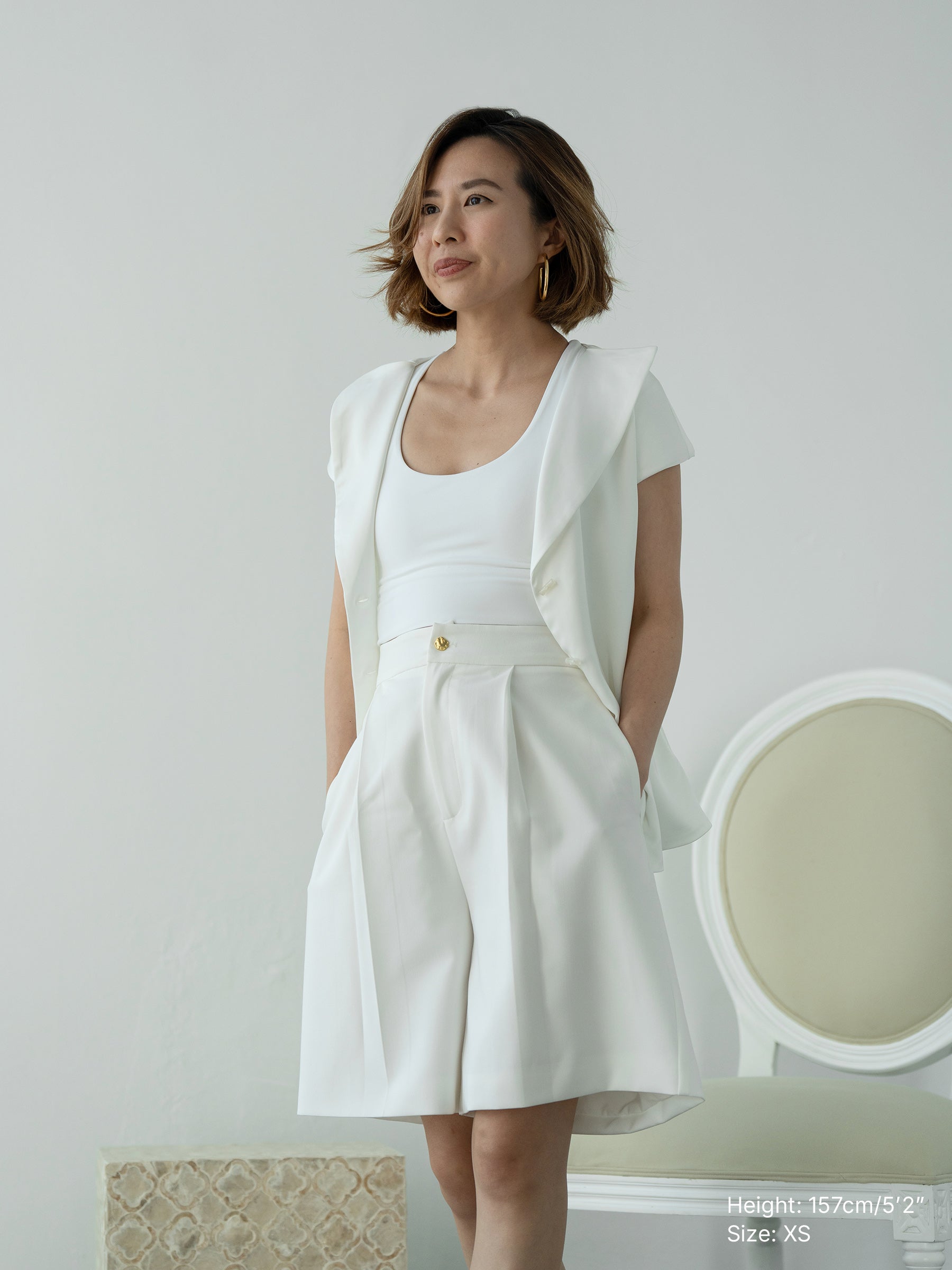 The One Shorts - White