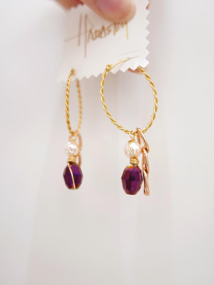 Women's earrings art jewelry