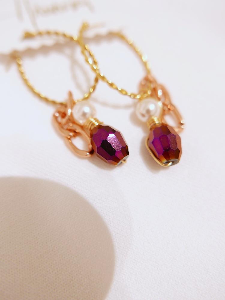 Women's earrings art jewelry