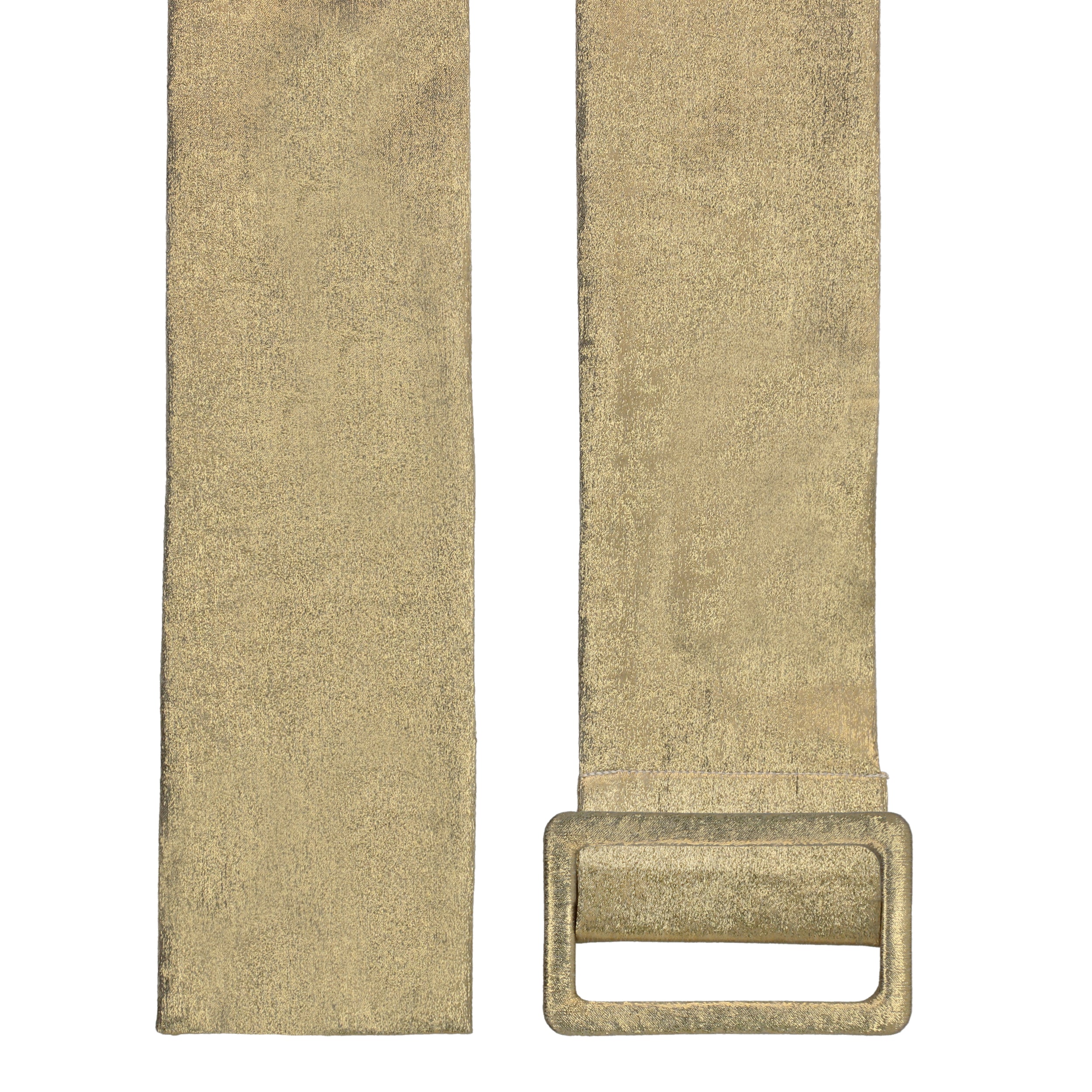 Women's multi-way gold sash belt