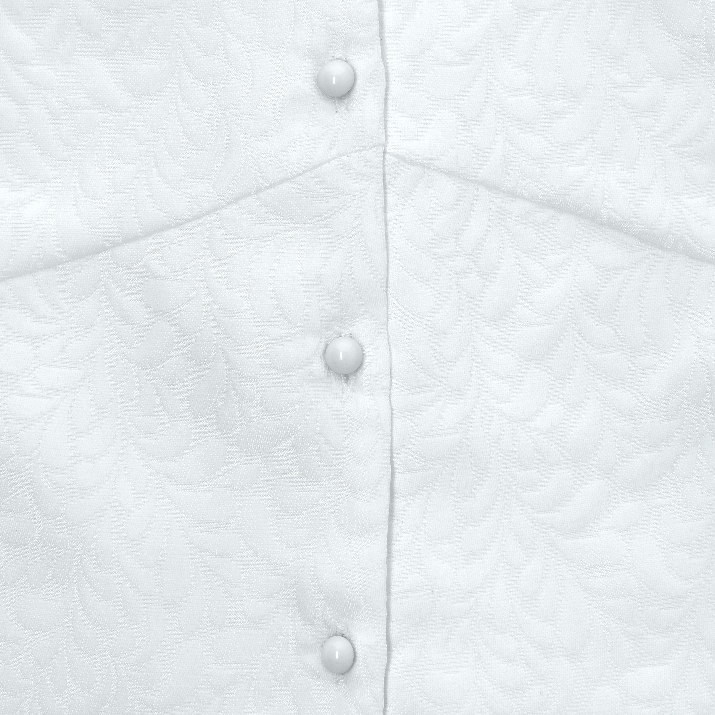 Vested Peace | Jacquard Sleeveless Buttoned Vest Top