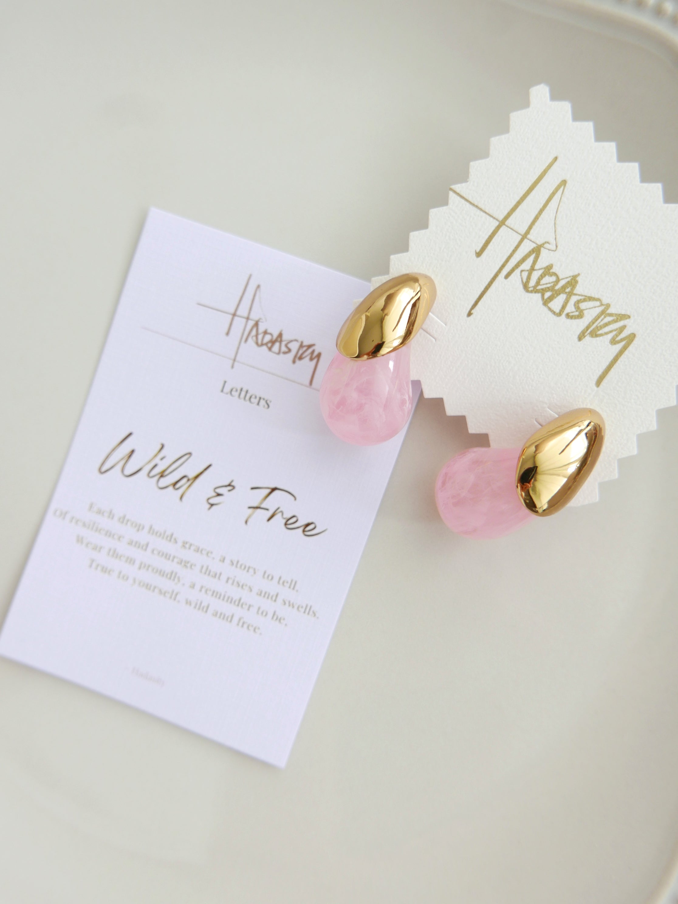 Women's 18K Gold Plated Stainless steel Stud Earrings