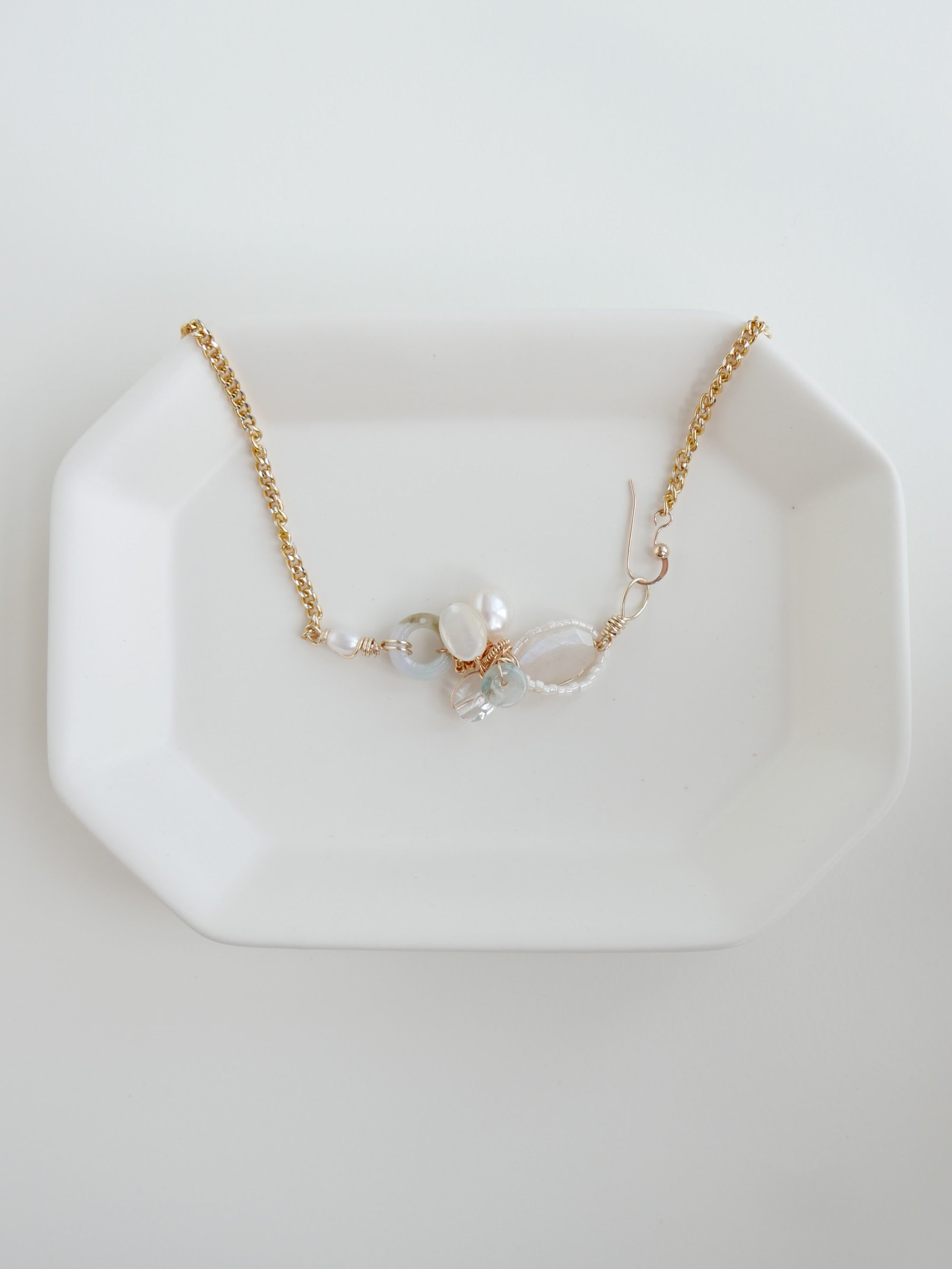 Wired For Grace | Jade Moonstone Necklace