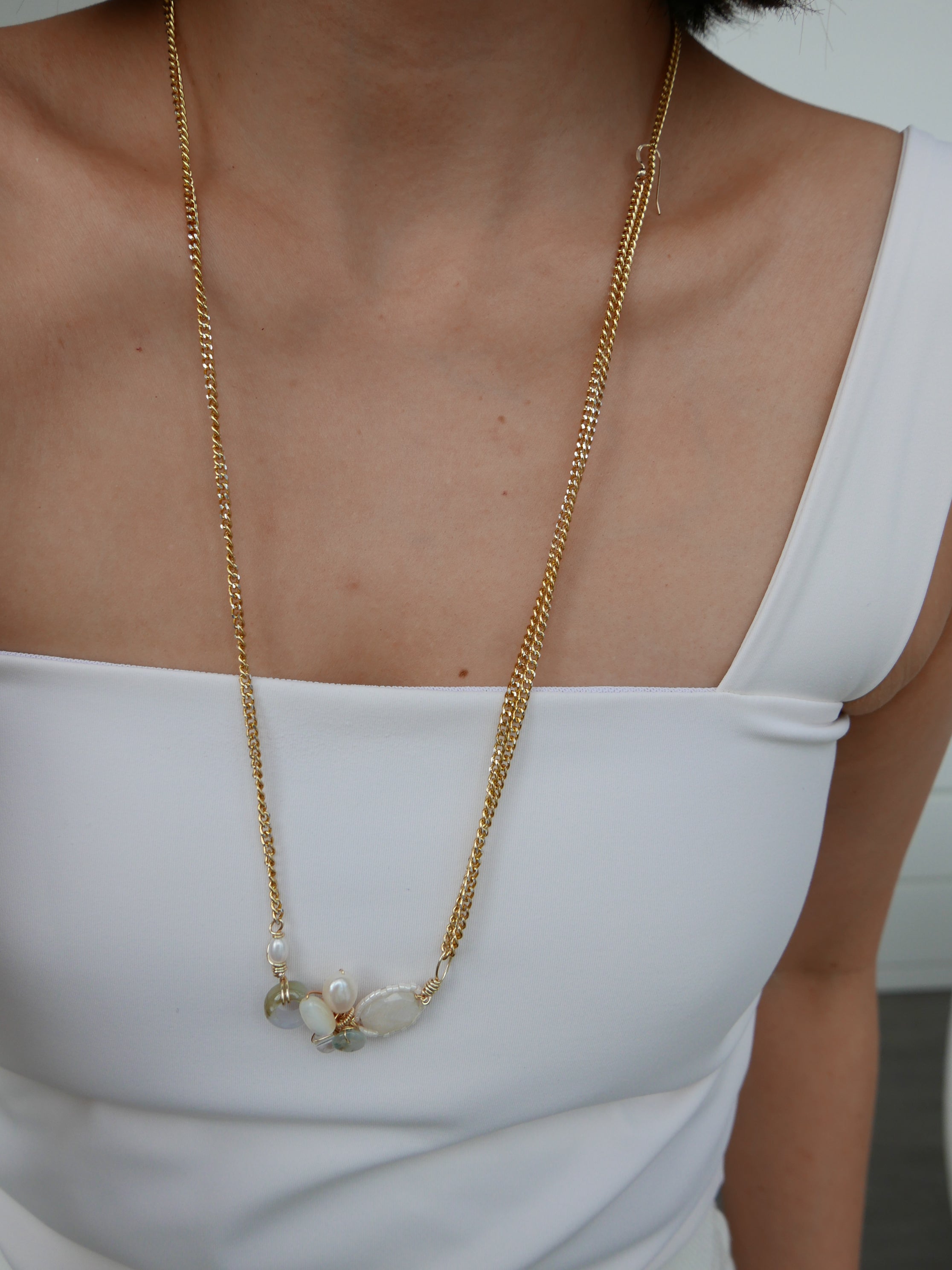 Wired For Grace | Jade Moonstone Necklace