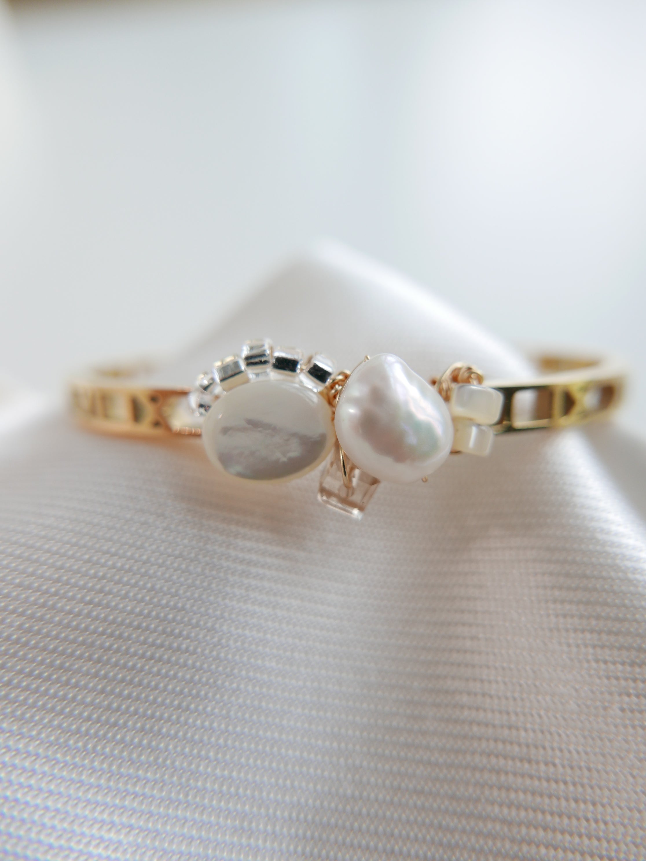 Wired For Light | Ivory Neutrals Bangle