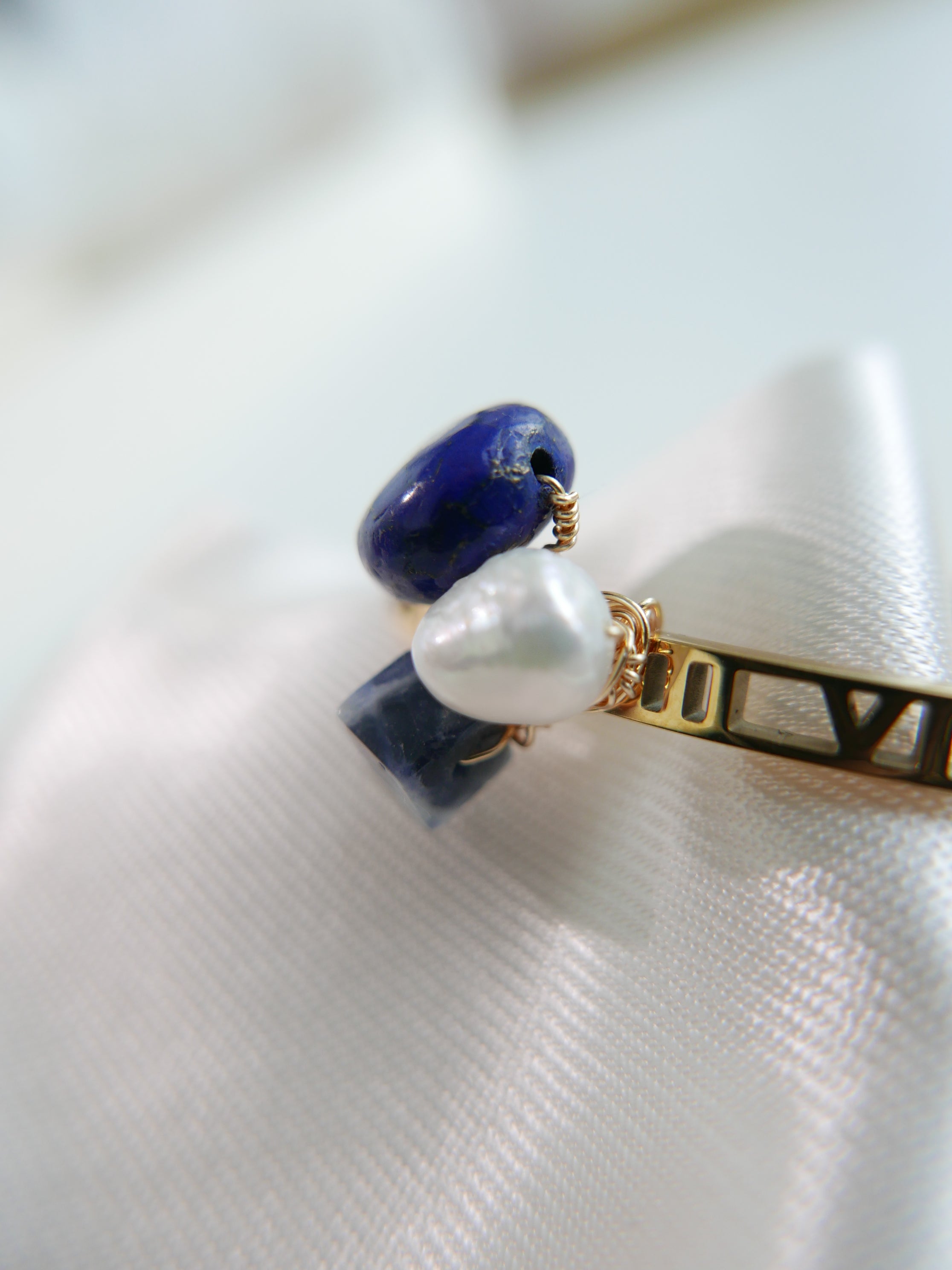 Wired For Light | Lapis Blue Bangle