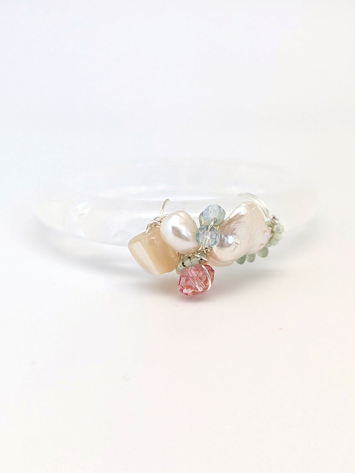 Clarity Of Heart | Clear Vision Quartz Bangle - One Of A Kind