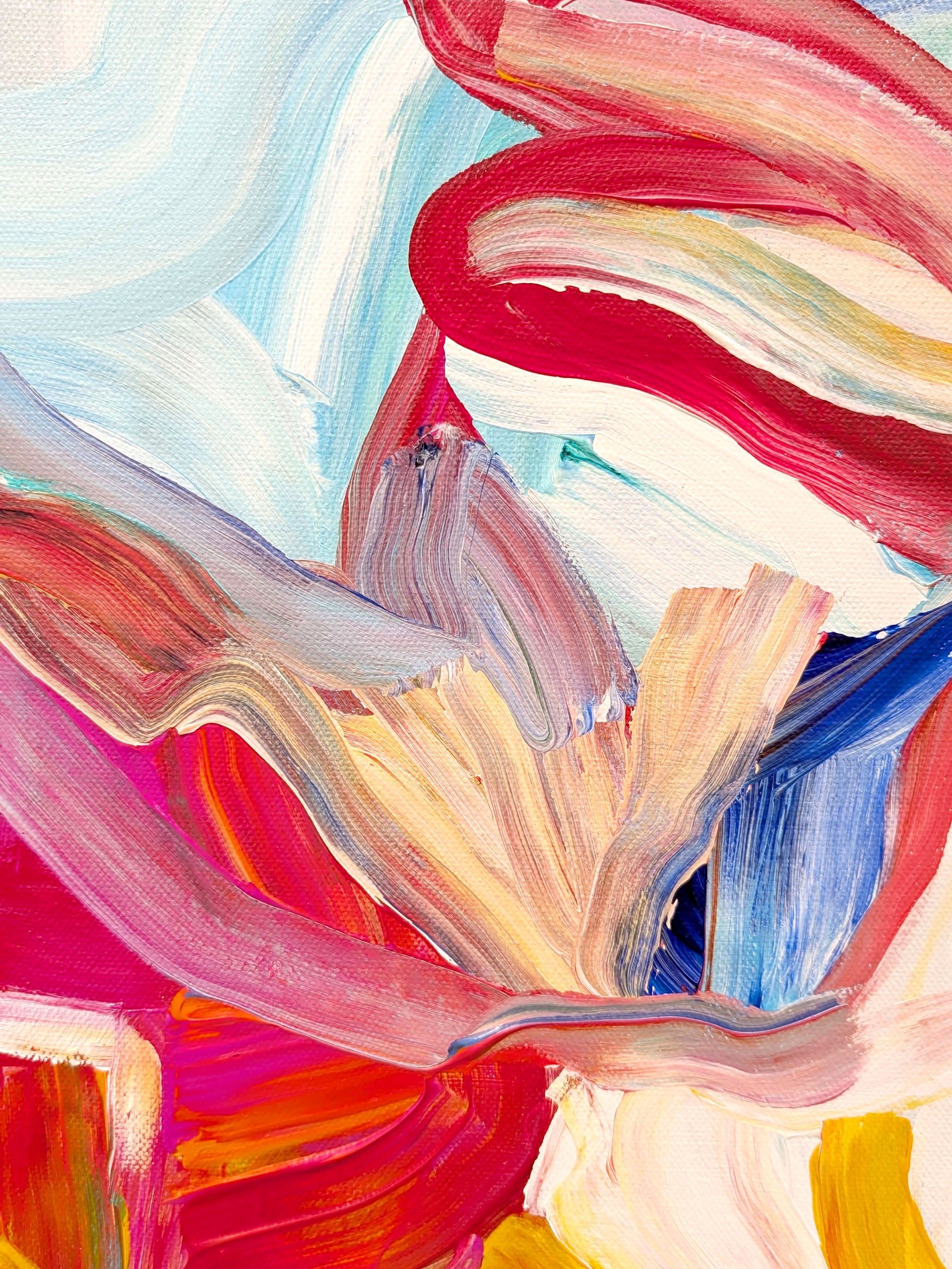 Encounter | 22 x 28" Canvas Painting