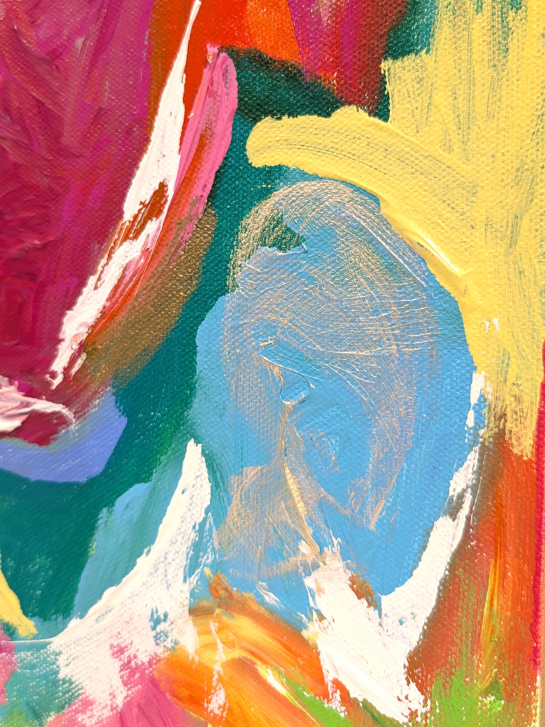 Stroke Of Warmth | Canvas Painting