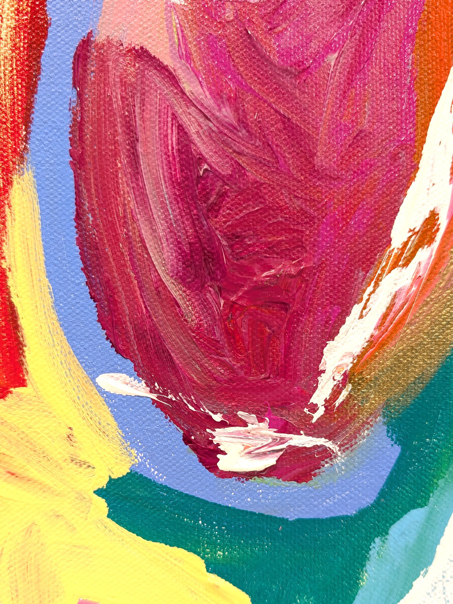 Stroke Of Warmth | Canvas Painting