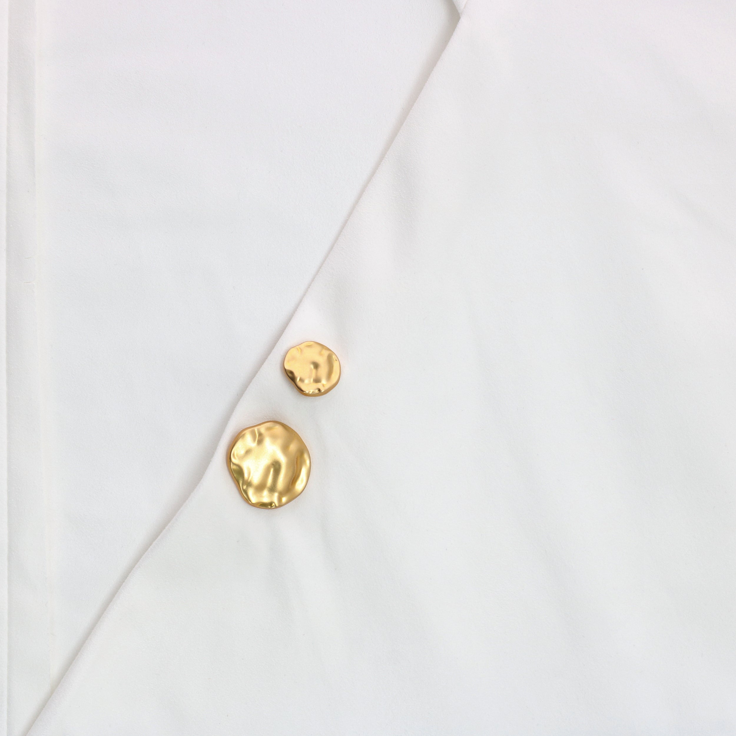 Wrapped In Light | Asymmetrical Buttoned Jacket