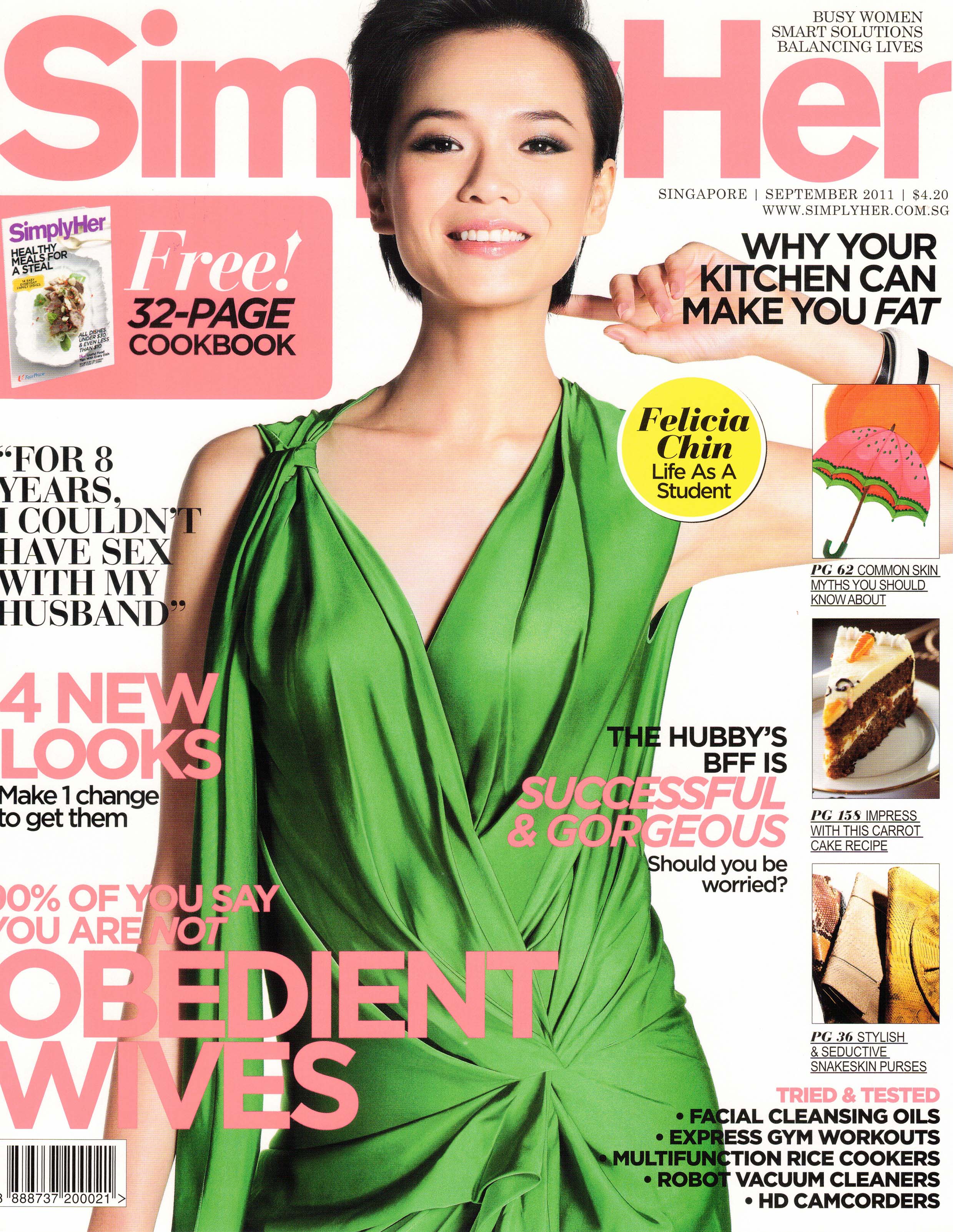 2011 September Hadassah Lau of Hadasity featured on Simply Her Singapore magazine