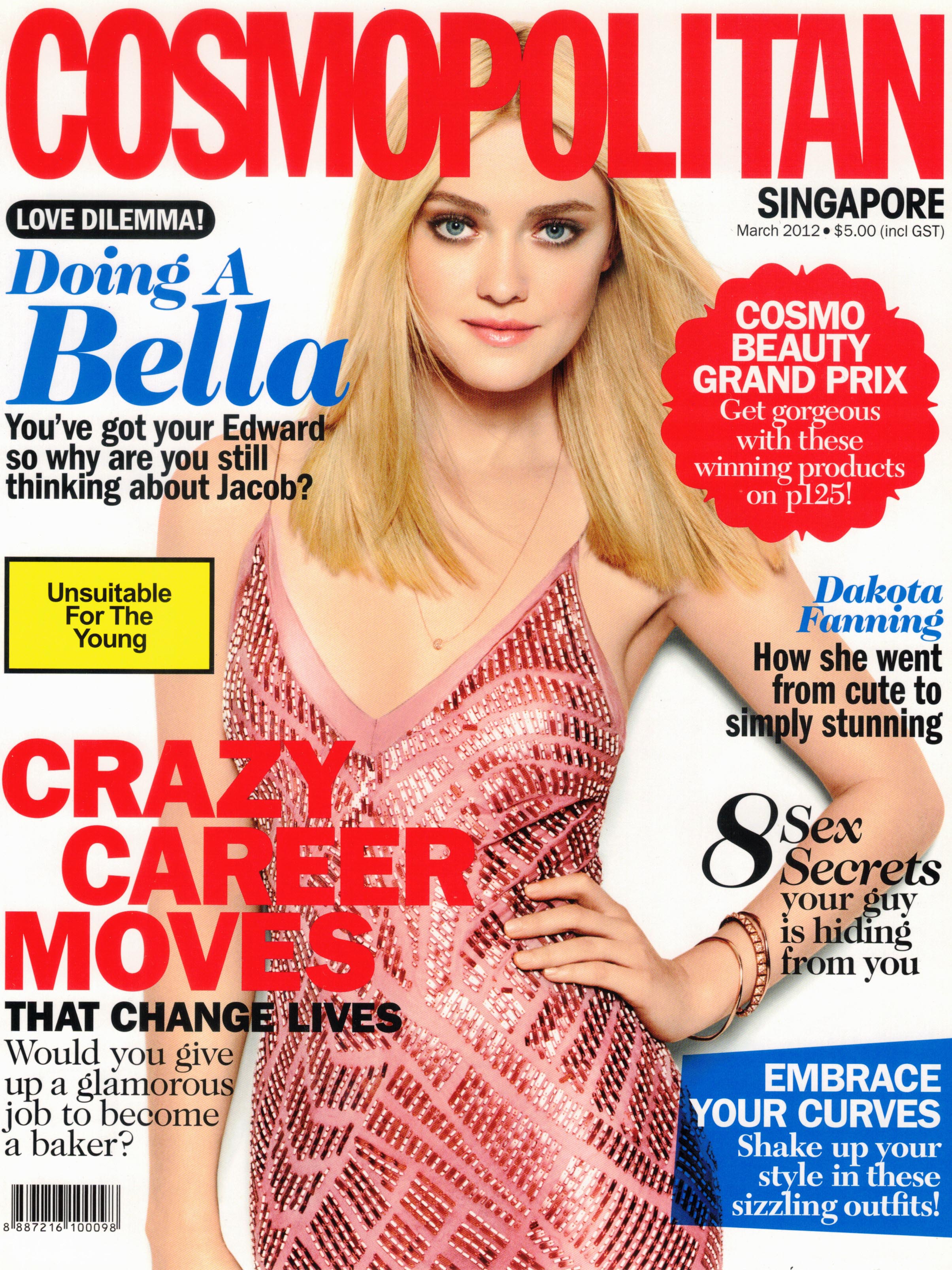 2012 March Hadassah Lau of Hadasity featured on Cosmopolitan Singapore magazine