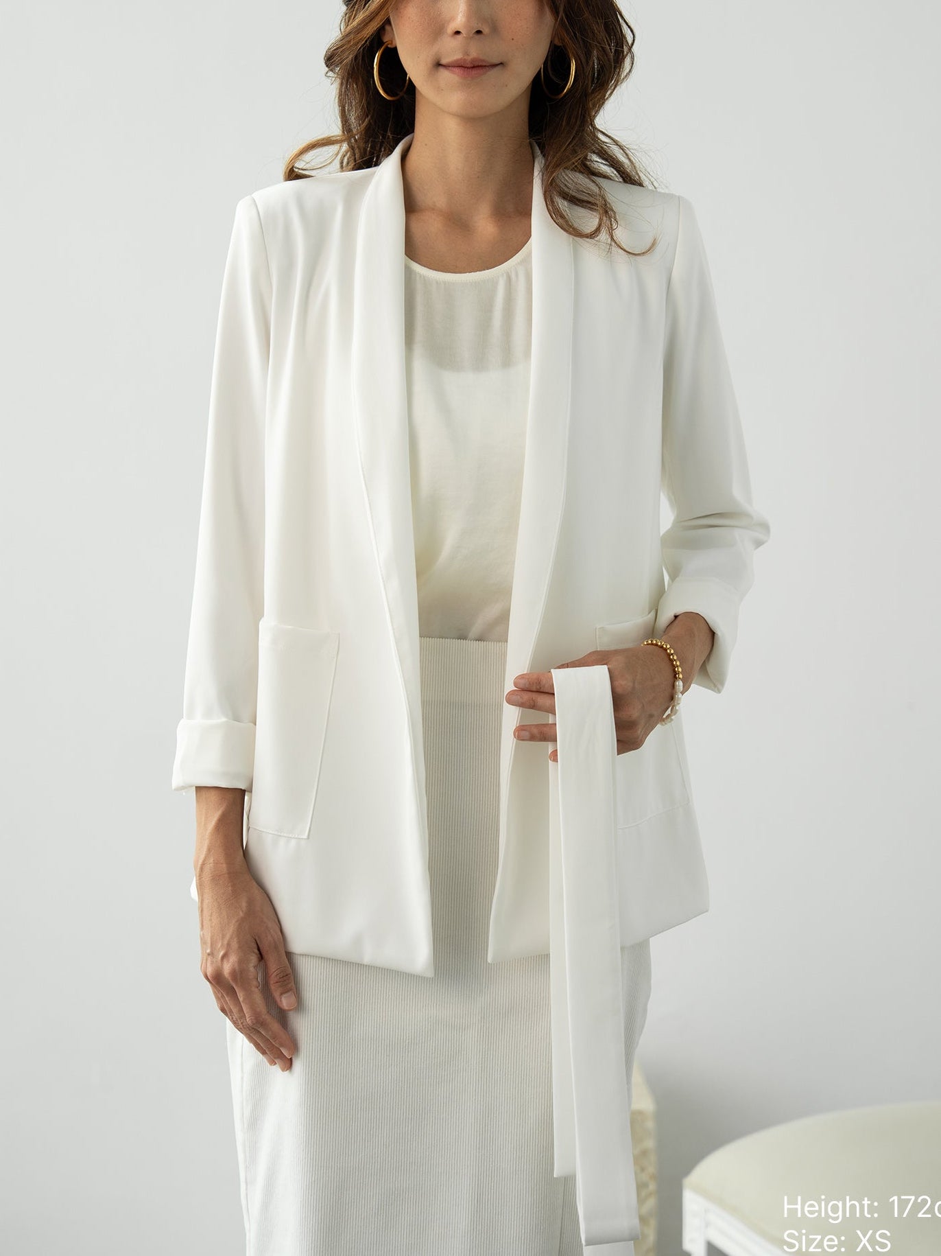 Lead The Way | Structured Blazer Jacket With Belt