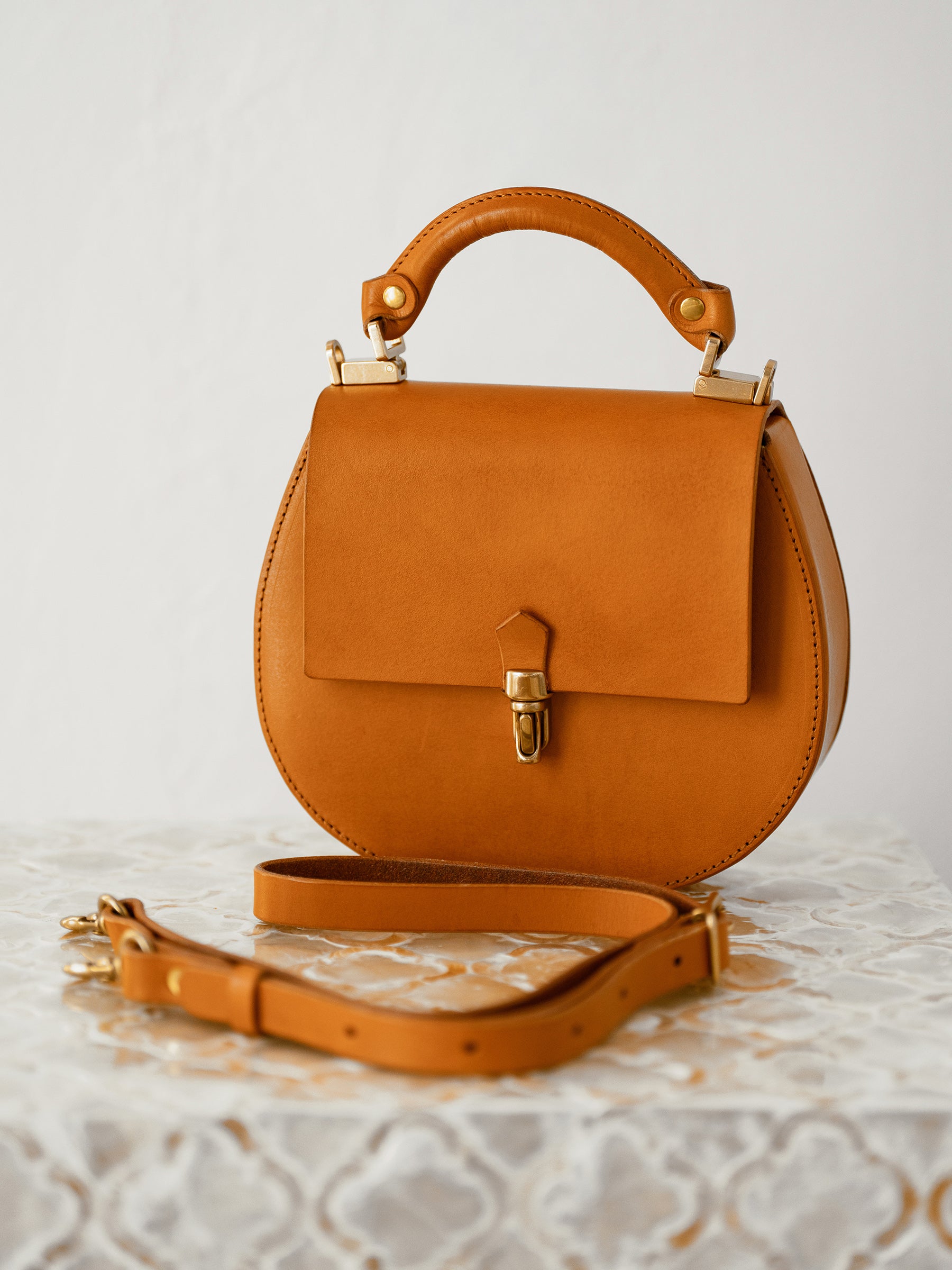 Vessels | Half Moon Handheld Crossbody Bag