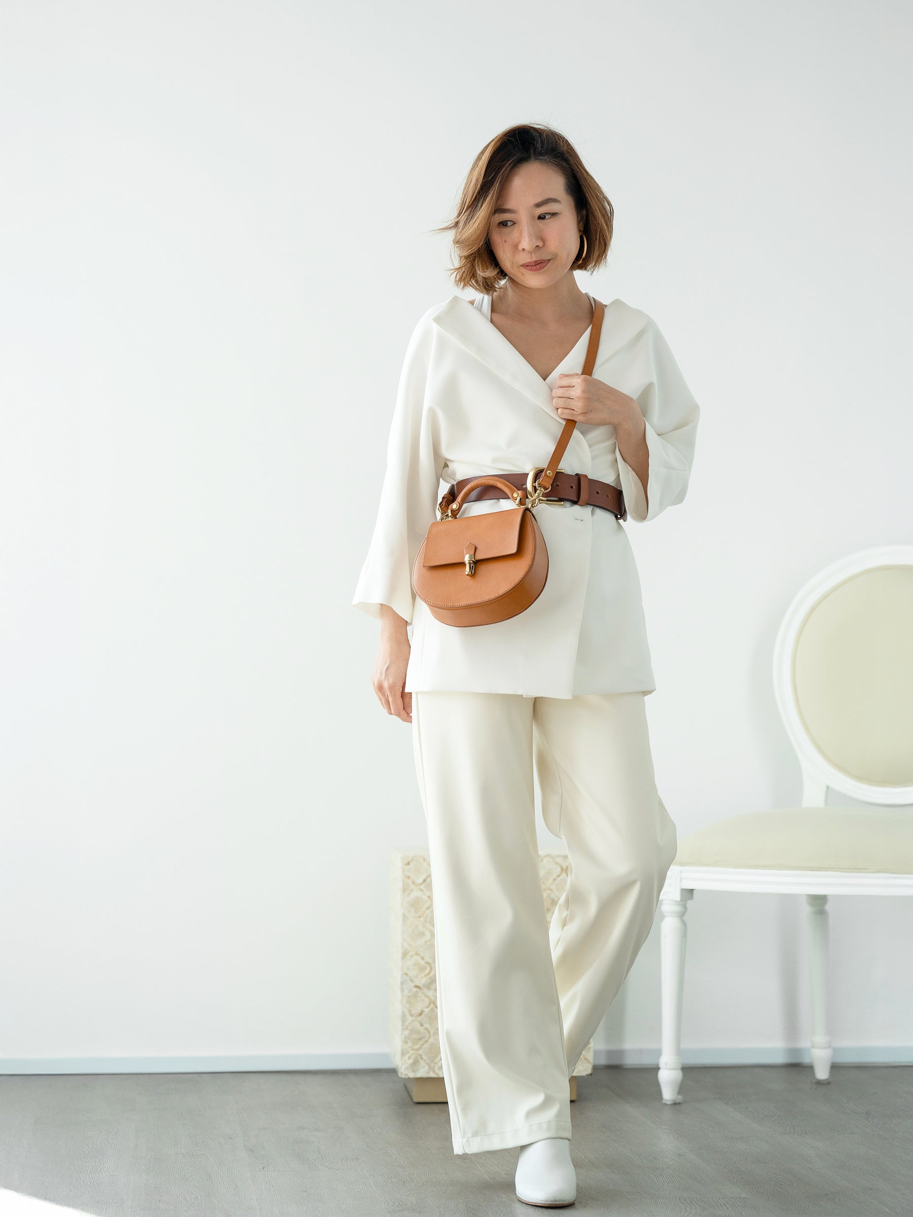 Vessels | Half Moon Handheld Crossbody Bag