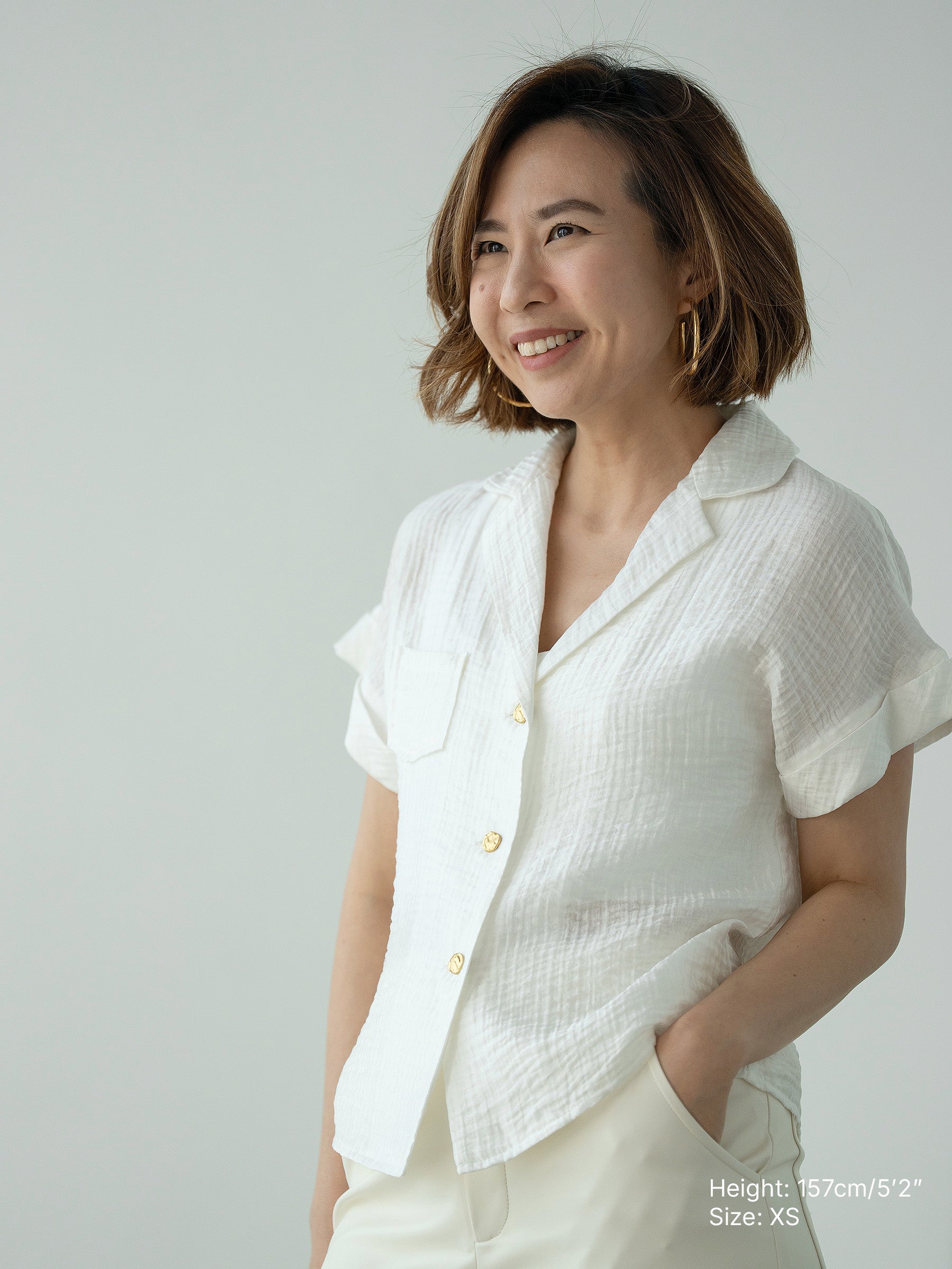 Put Together Soft White Shirt