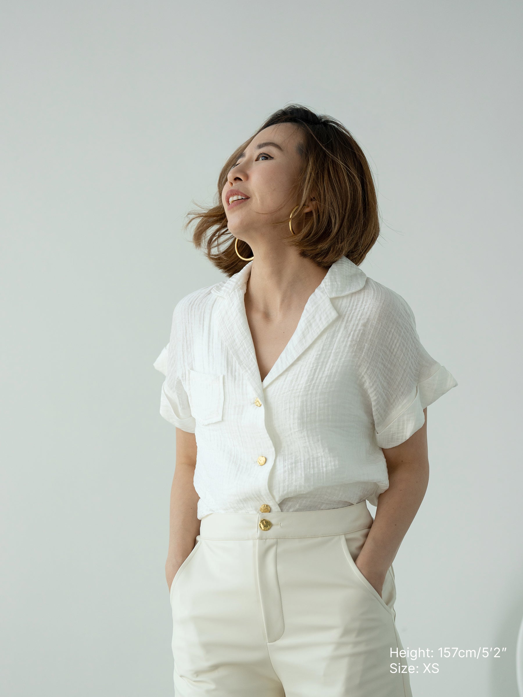 Put Together Soft White Shirt