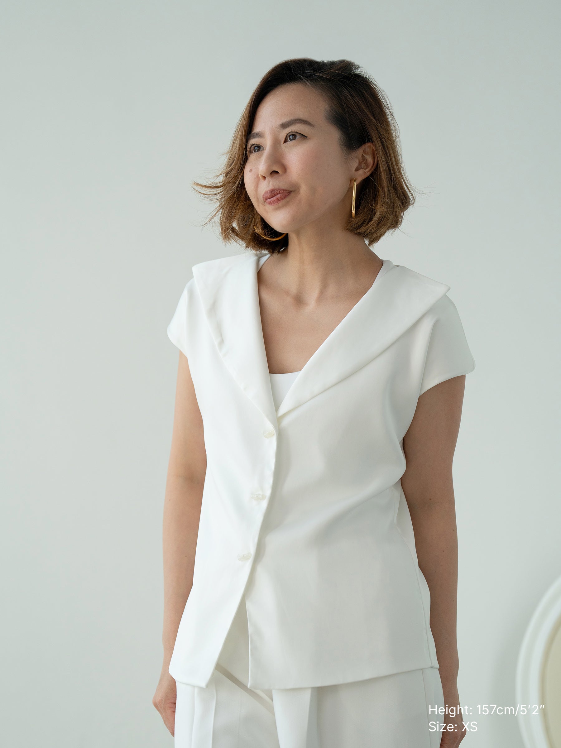 Shine White Outside - Outerwear Top