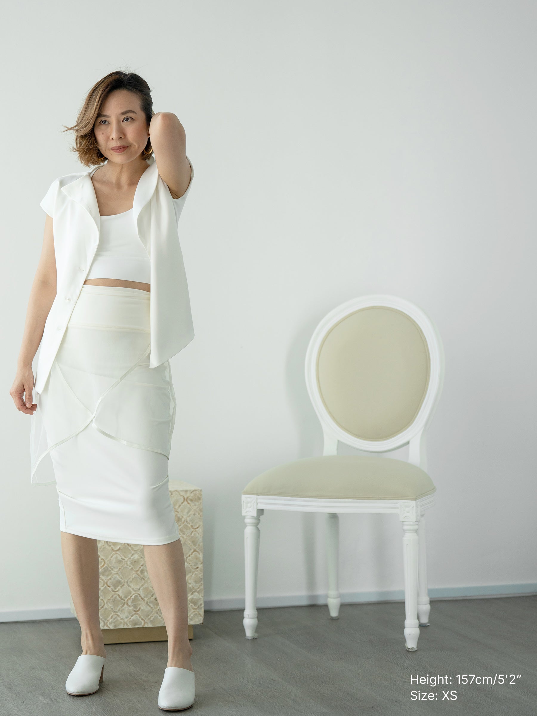 You Are Seen, Multiway White Skirt