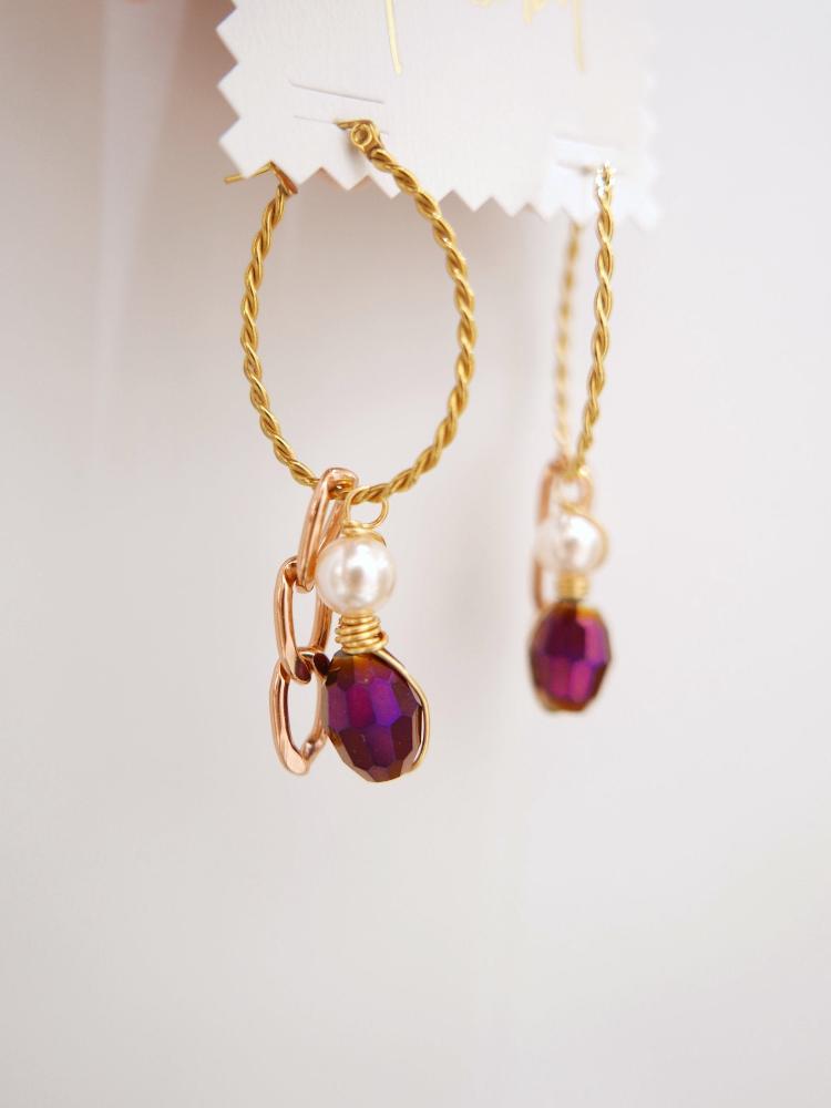 Women's earrings art jewelry