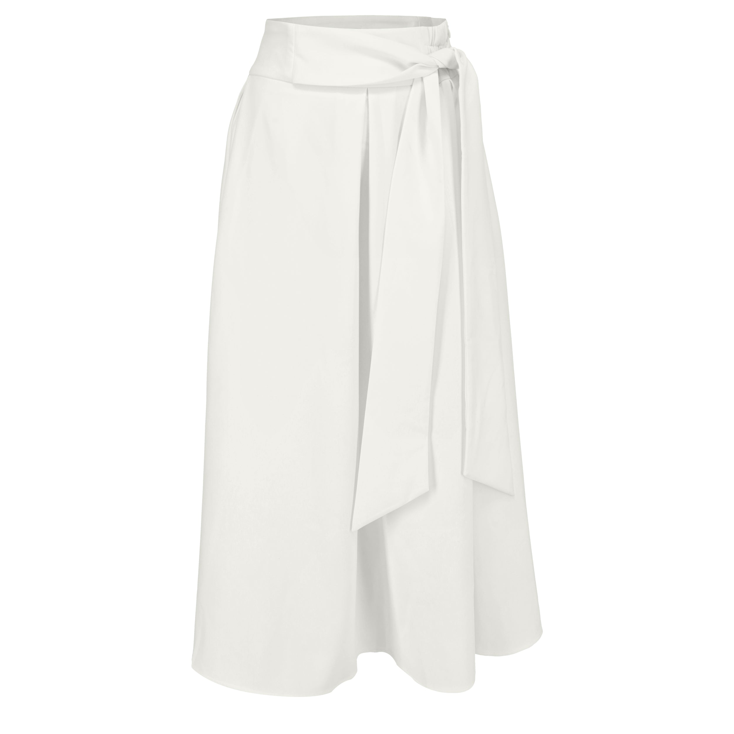 Women's white maxi skirt