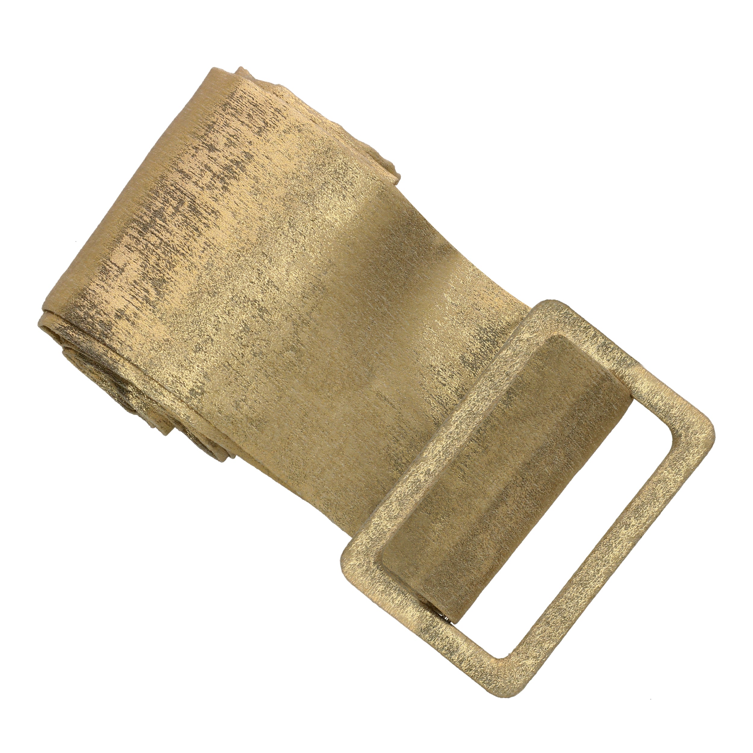 Women's multi-way gold sash belt