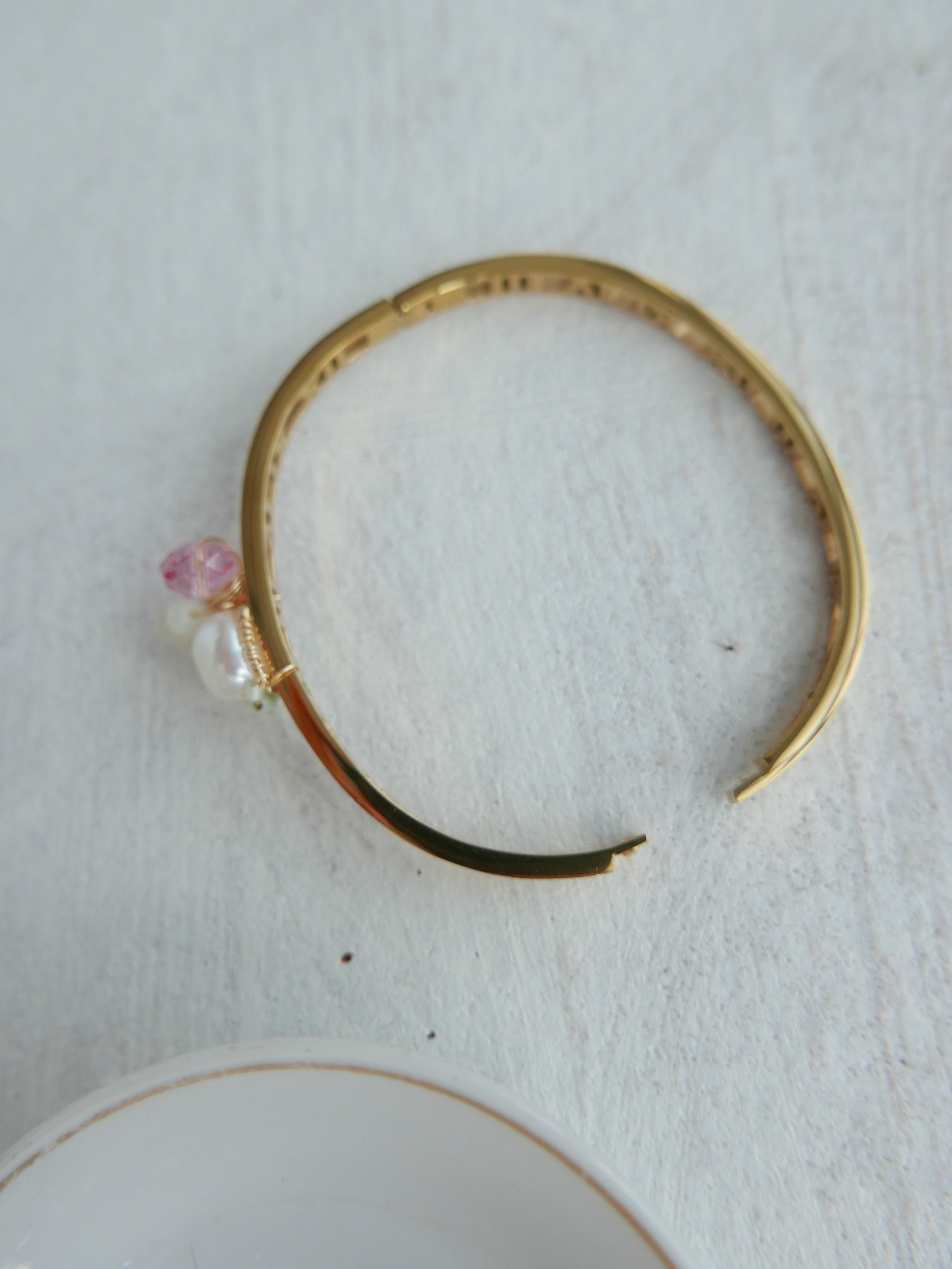 Triune Pink | Bangle Bracelet