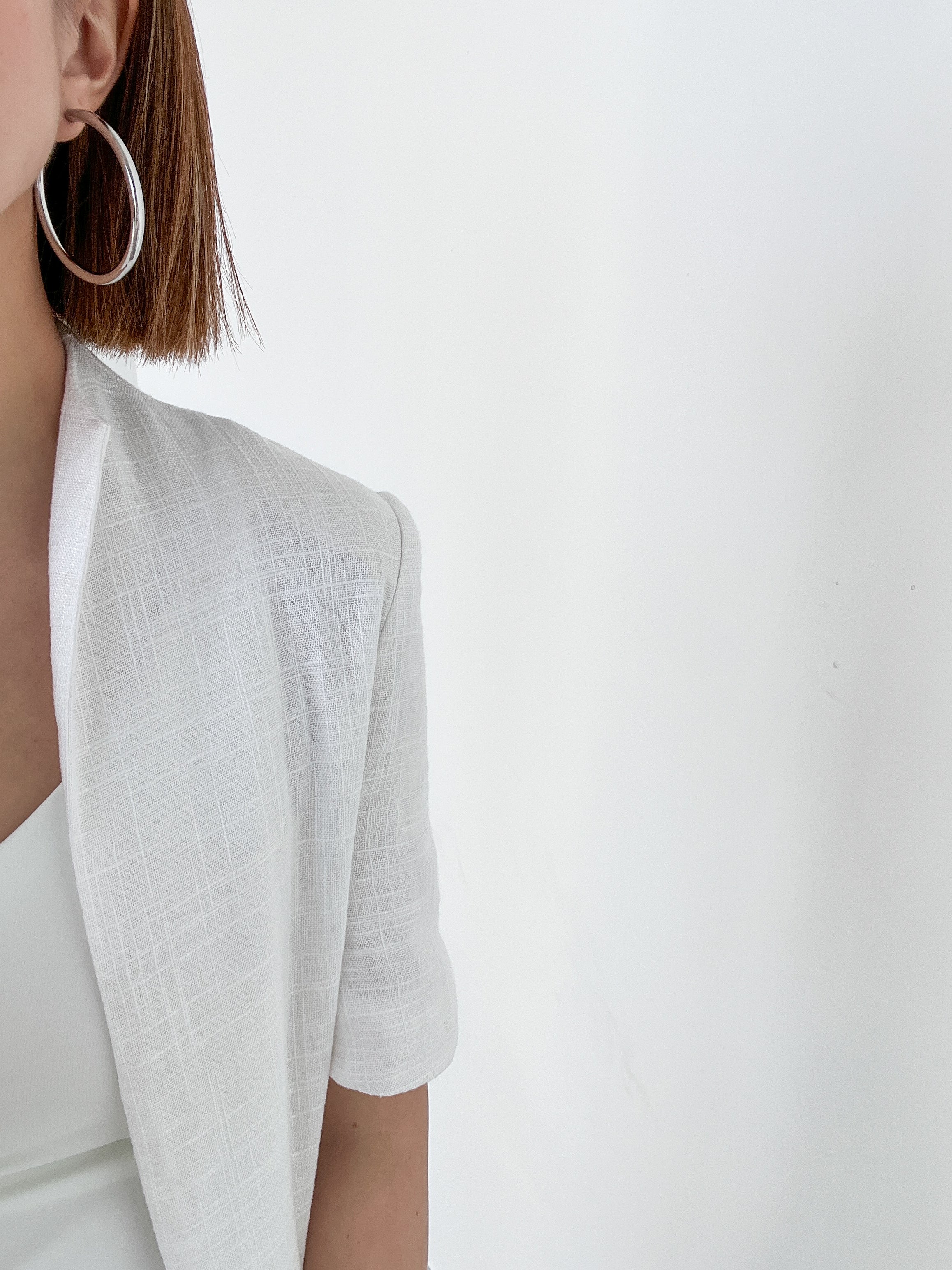 Infinity | Hoop Earrings 50mm Silver