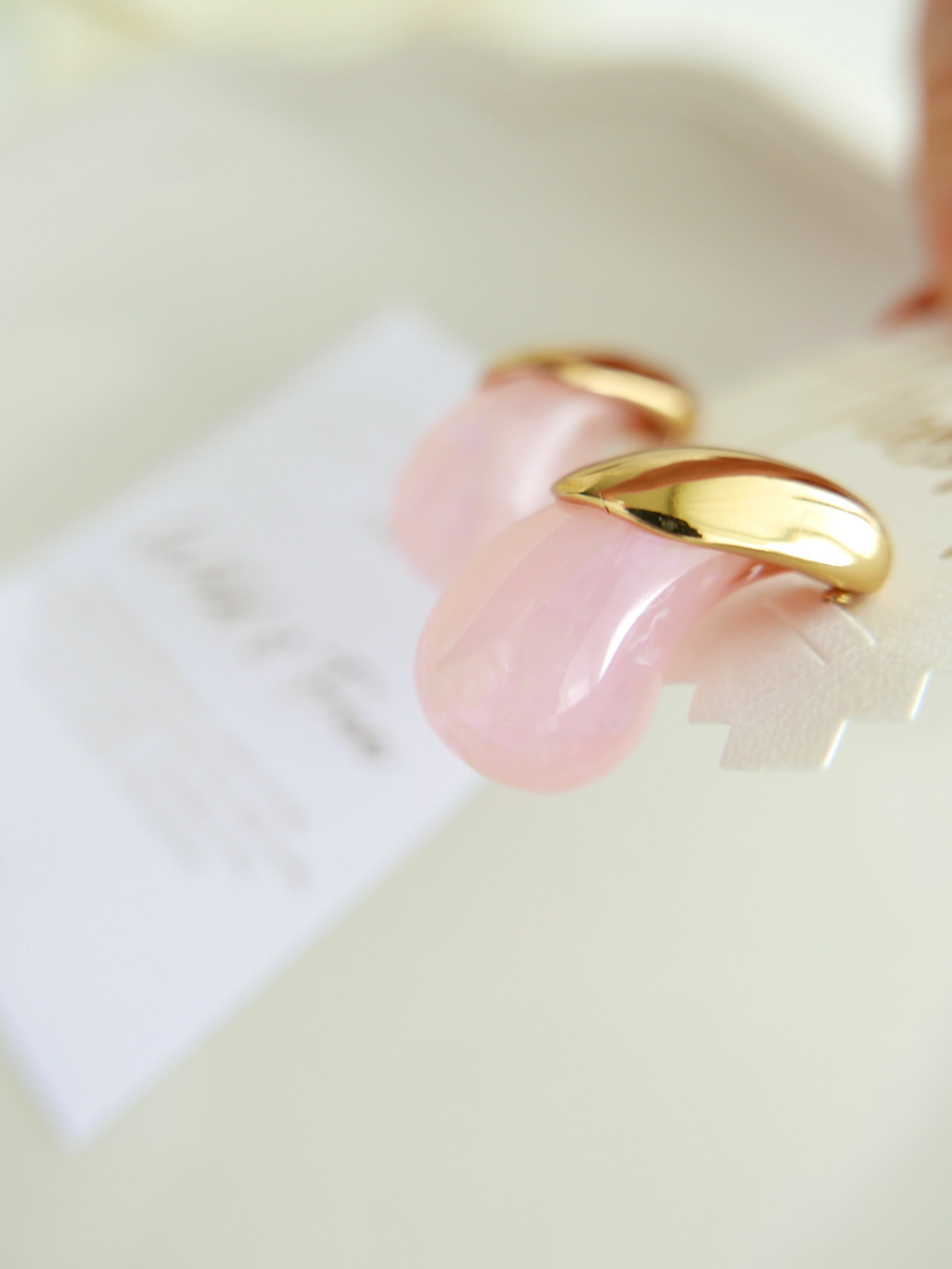 Women's 18K Gold Plated Stainless steel Stud Earrings