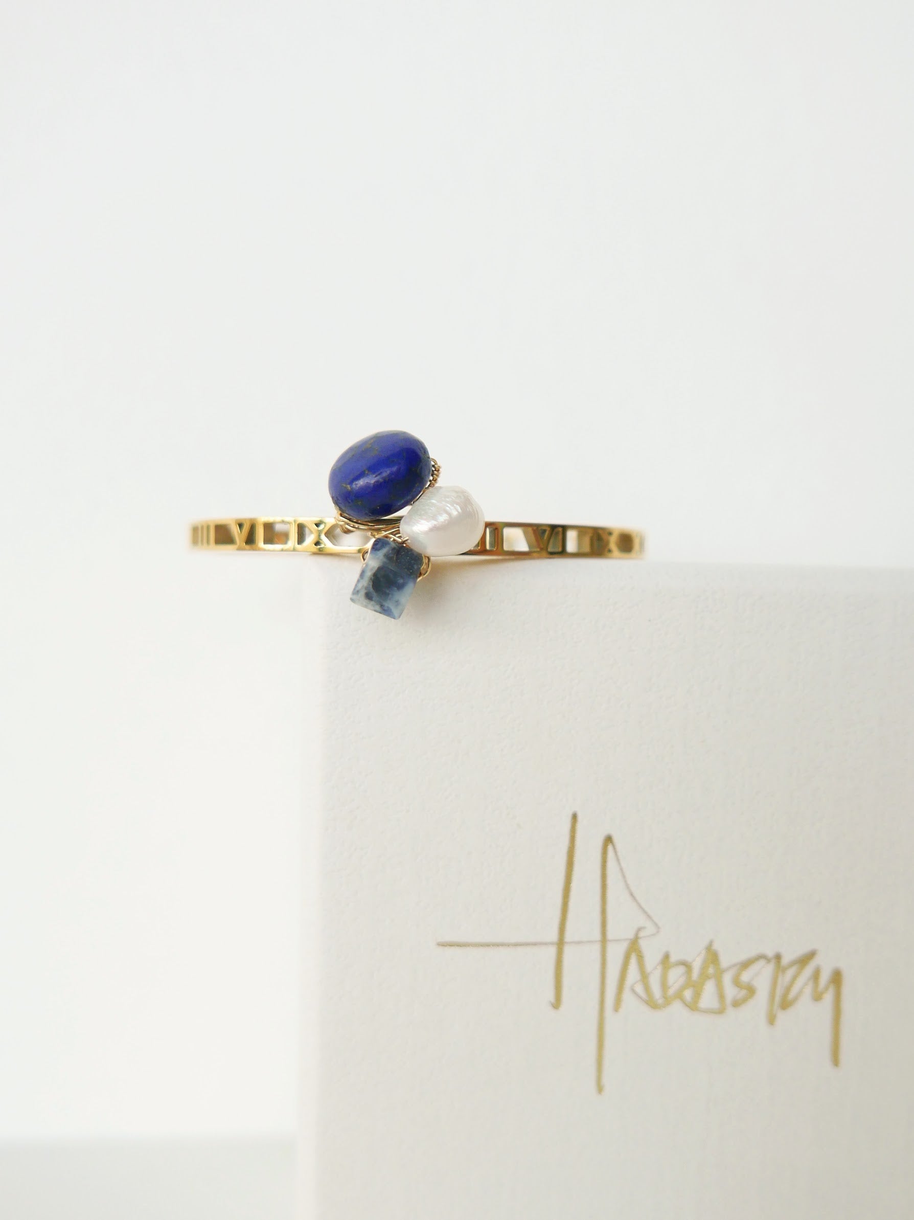 Wired For Light | Lapis Blue Bangle