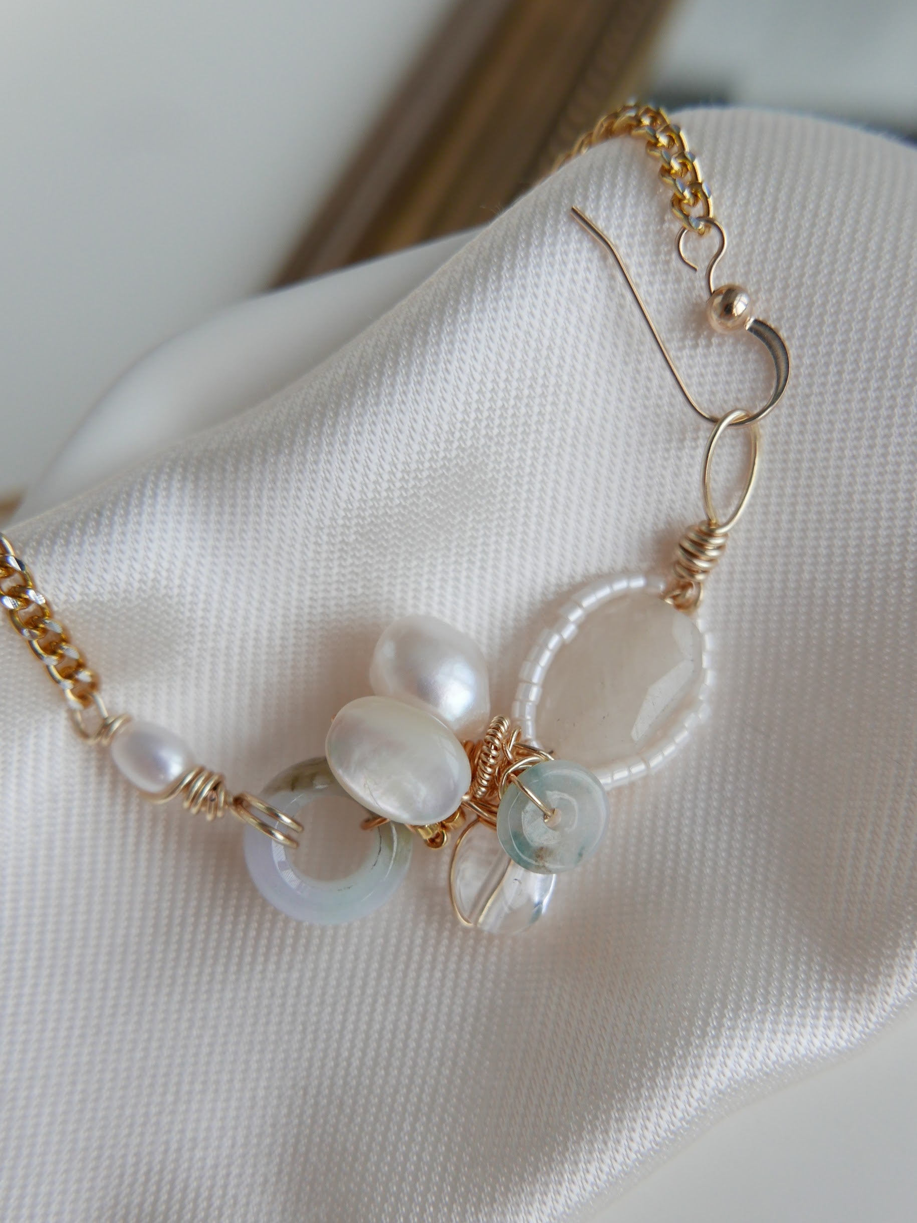Wired For Grace | Jade Moonstone Necklace