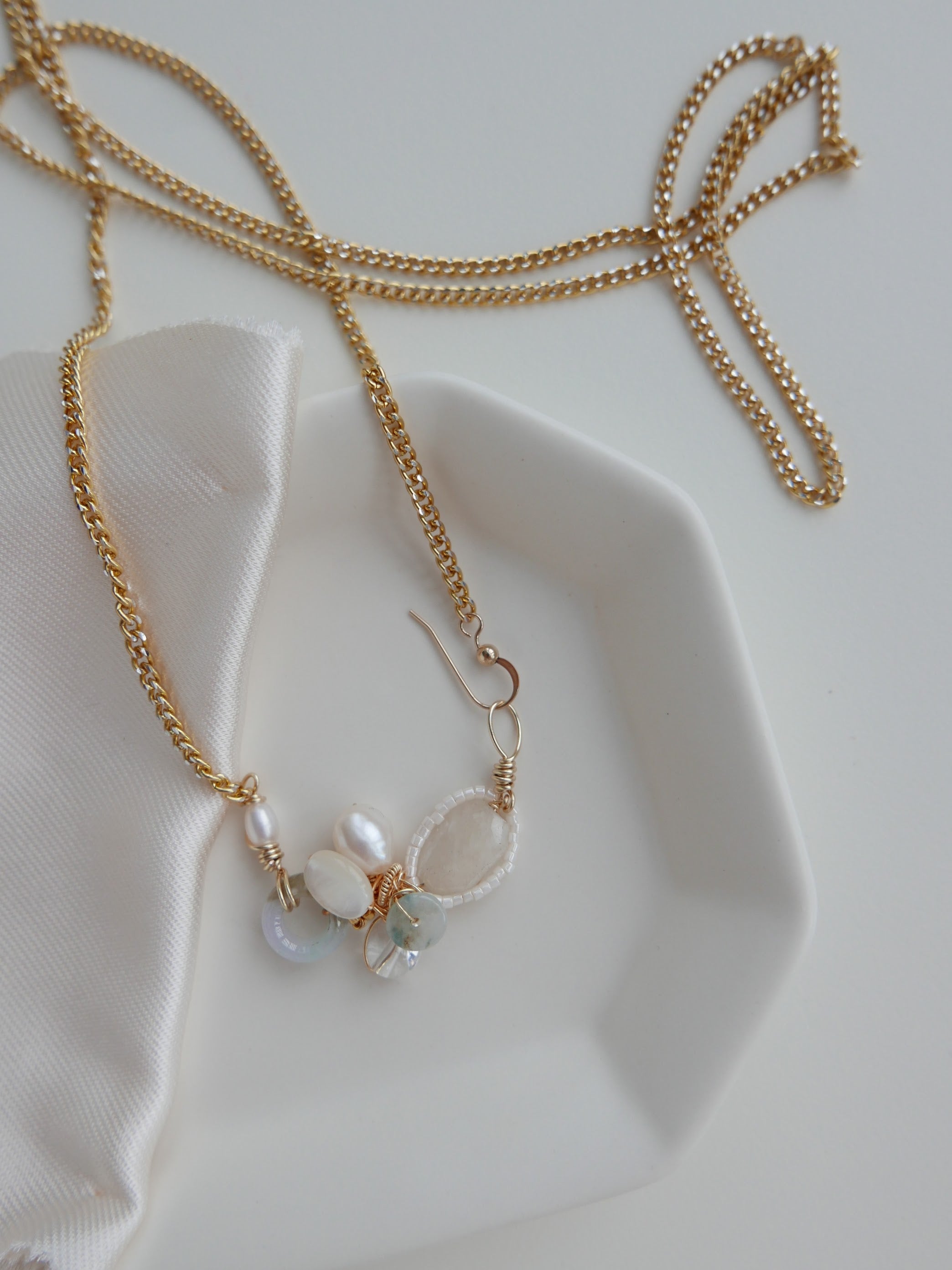 Wired For Grace | Jade Moonstone Necklace