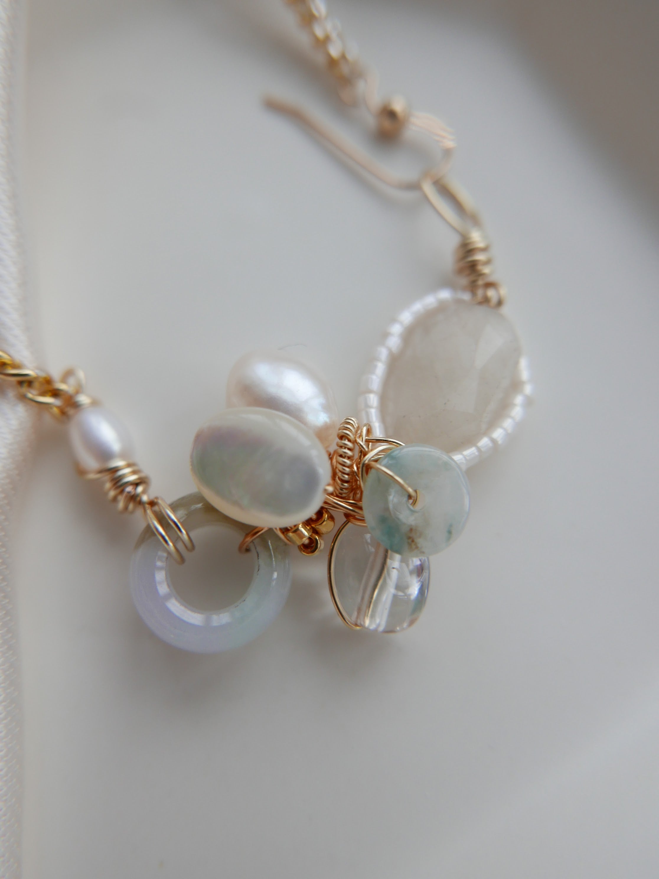Wired For Grace | Jade Moonstone Necklace
