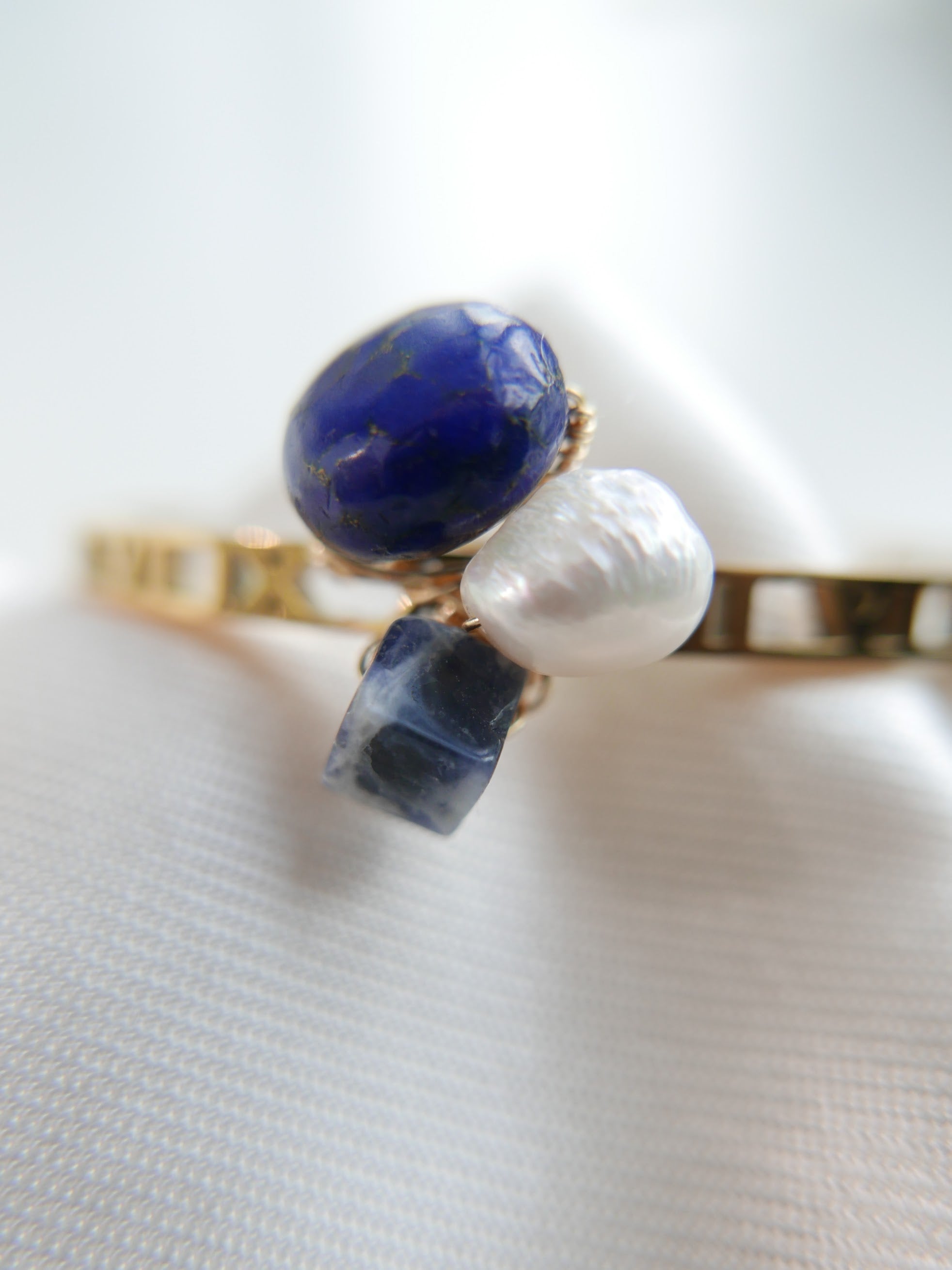 Wired For Light | Lapis Blue Bangle