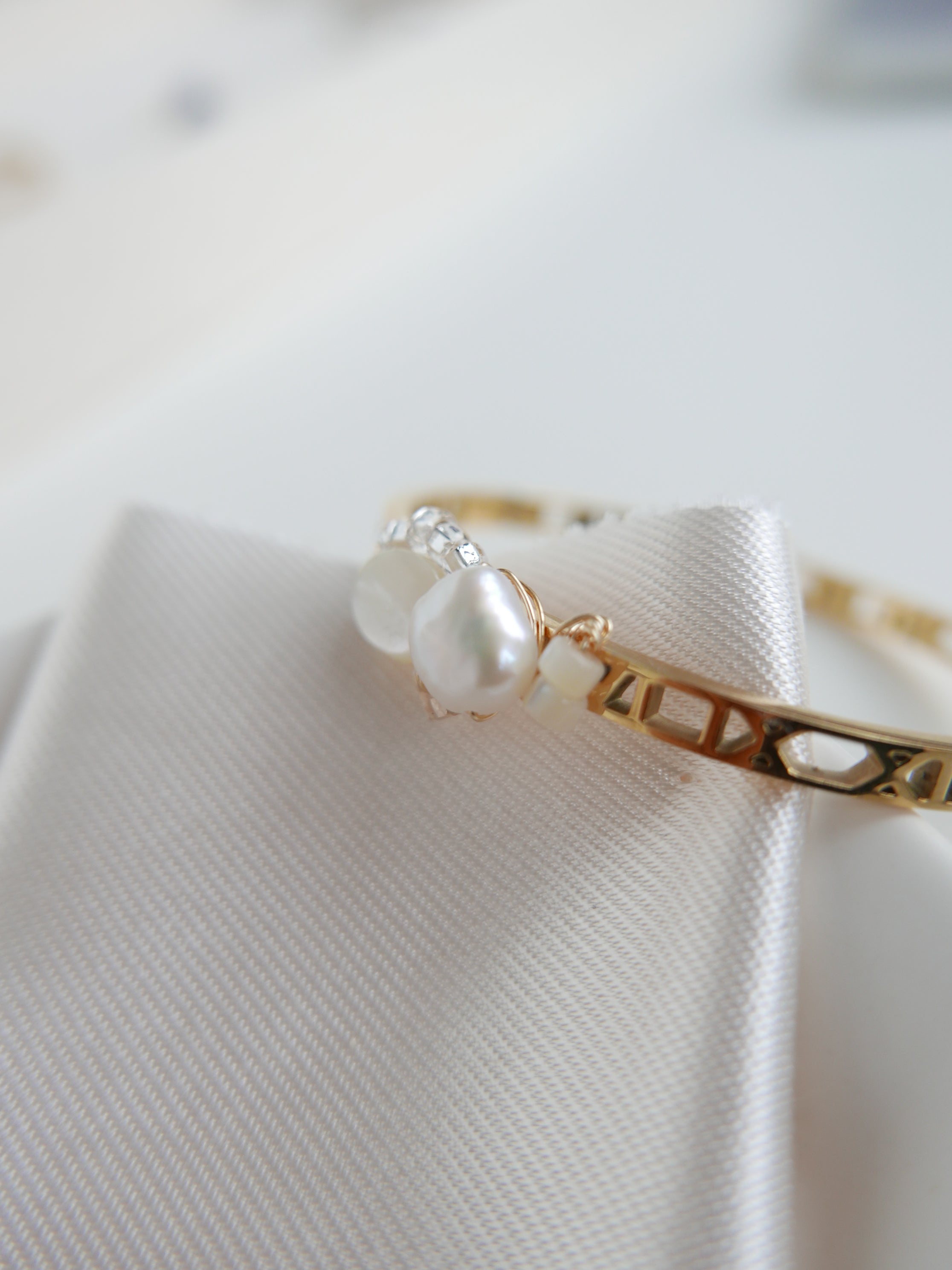 Wired For Light | Ivory Neutrals Bangle