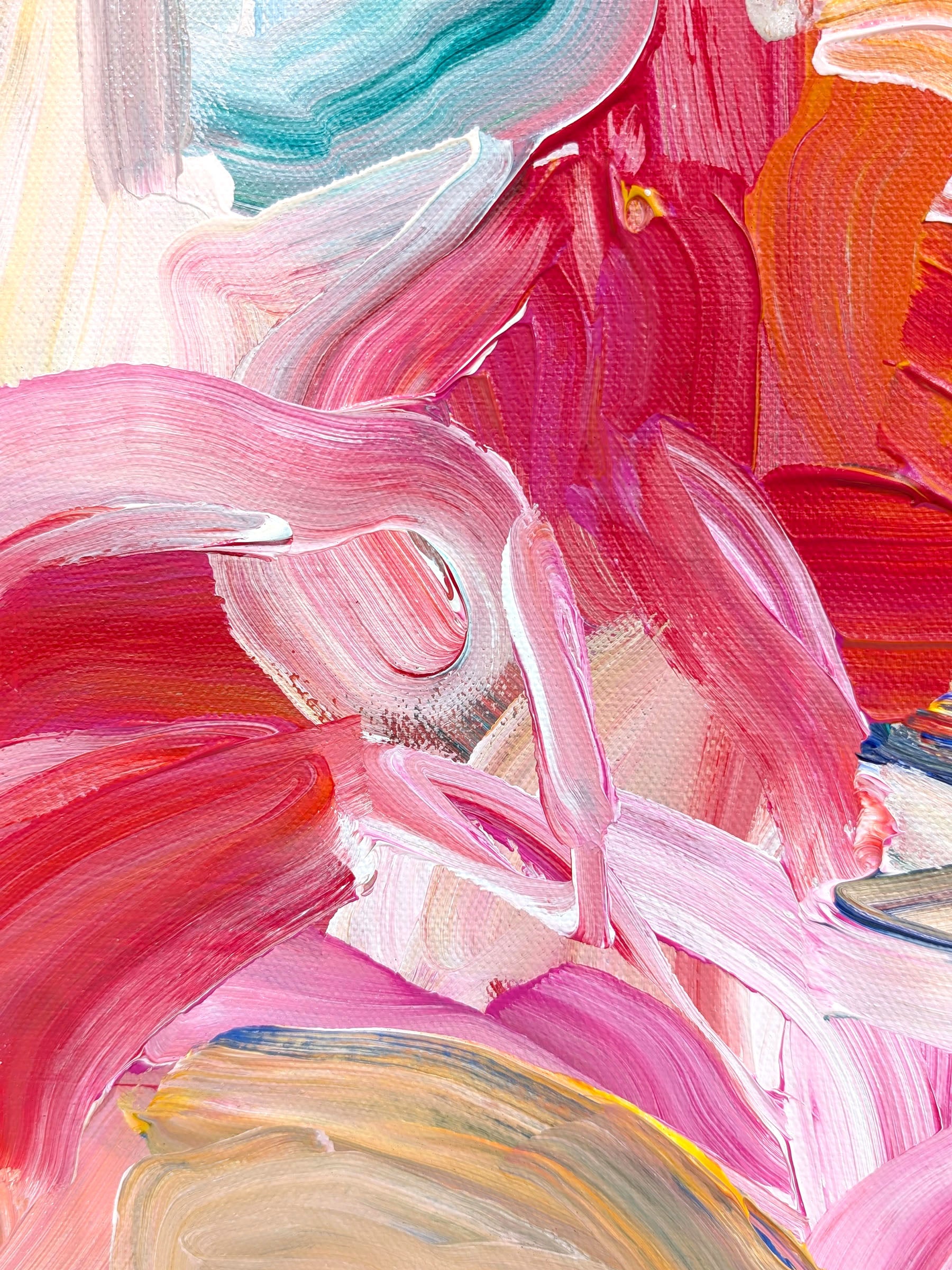 Encounter | 22 x 28" Canvas Painting