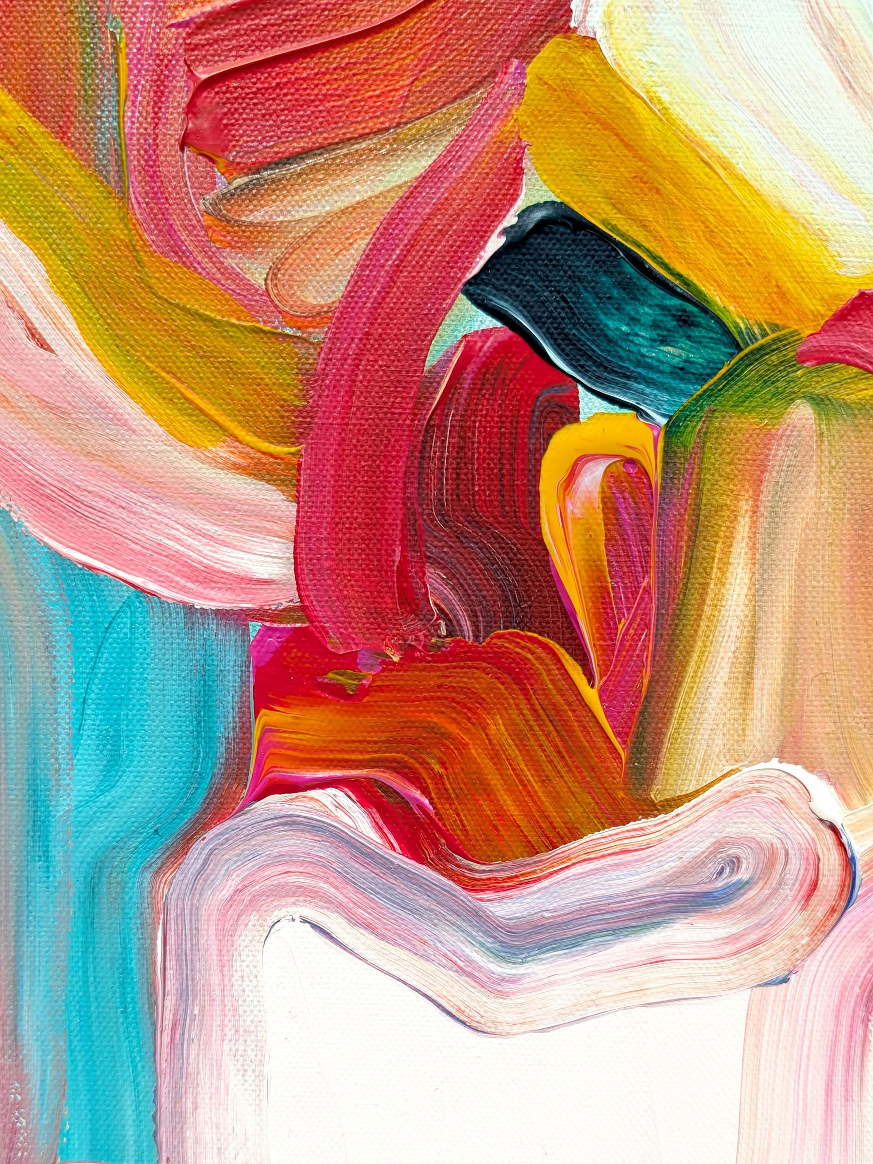 Encounter | 22 x 28" Canvas Painting