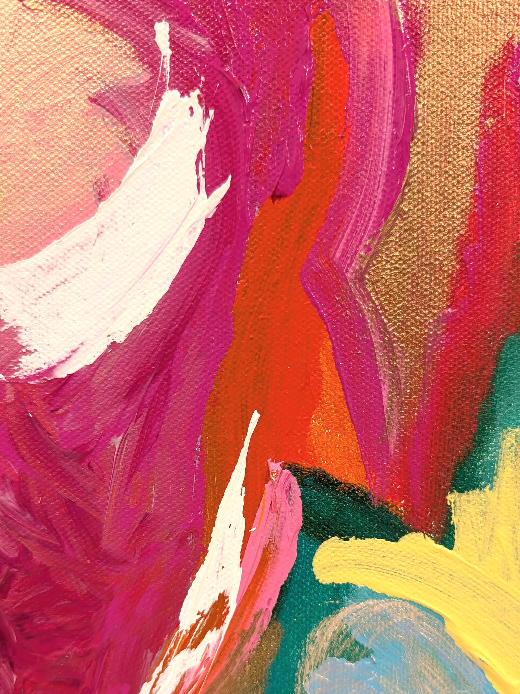 Stroke Of Warmth | Canvas Painting