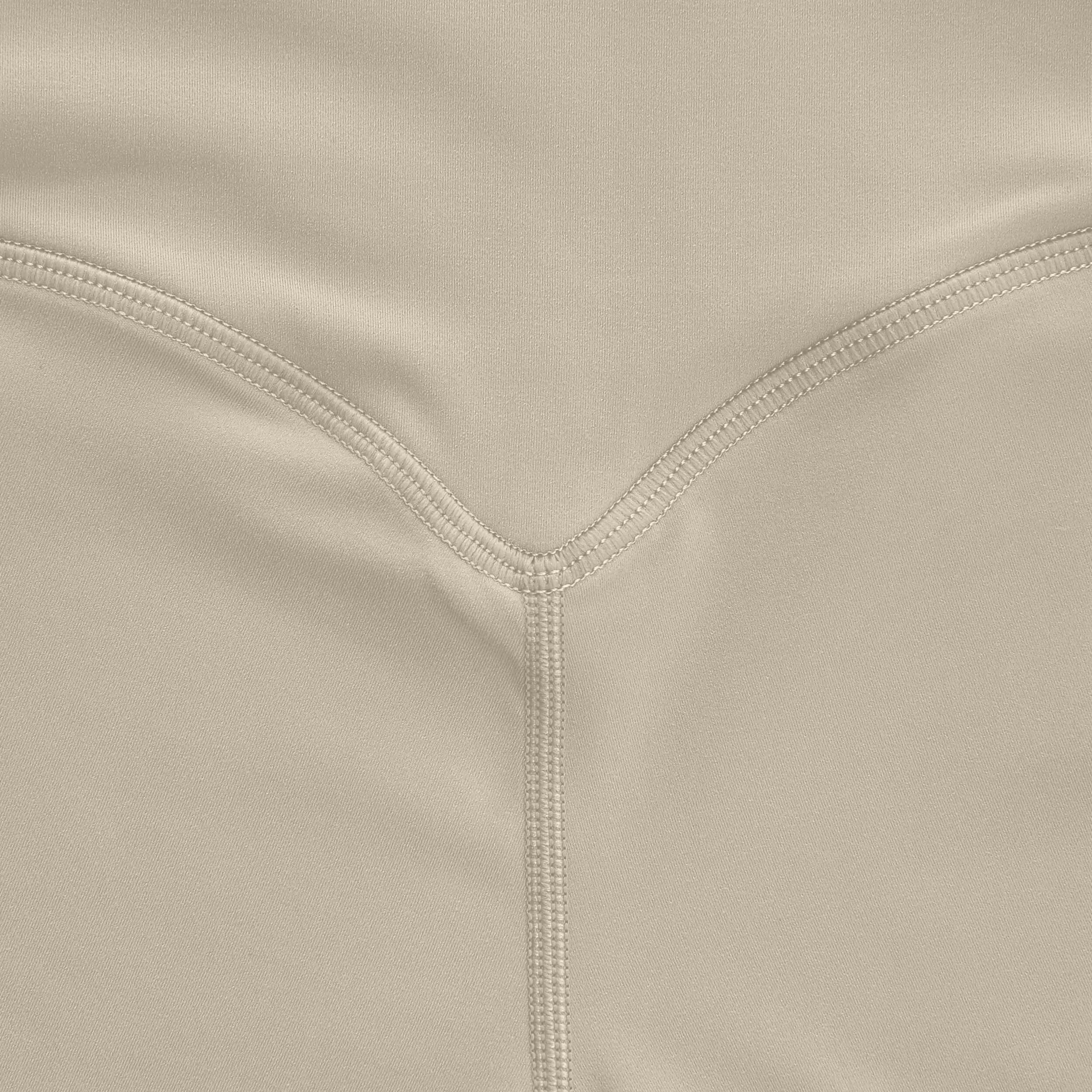 Women's activewear shorts in taupe colour